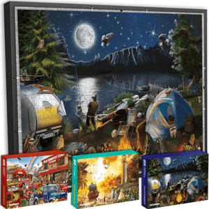 1000 Piece Unique Jigsaw Puzzle for Adults with Market