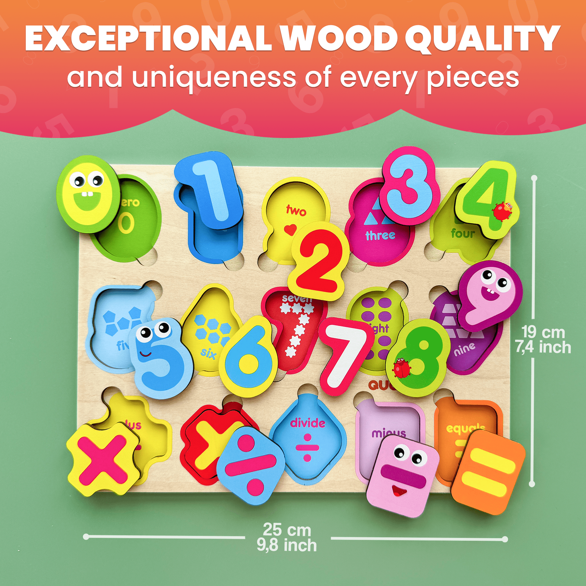 Wooden Puzzles for Toddlers