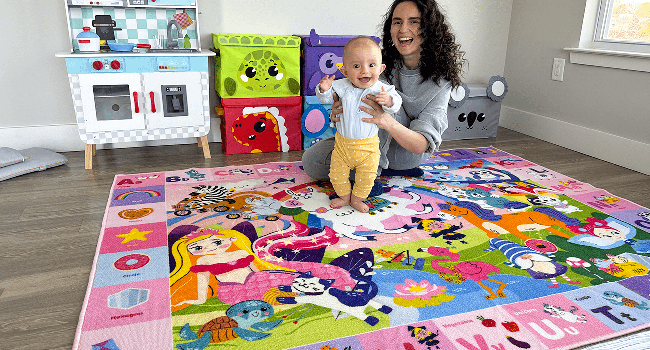 Alphabet Learning Area Rug for Bedroom