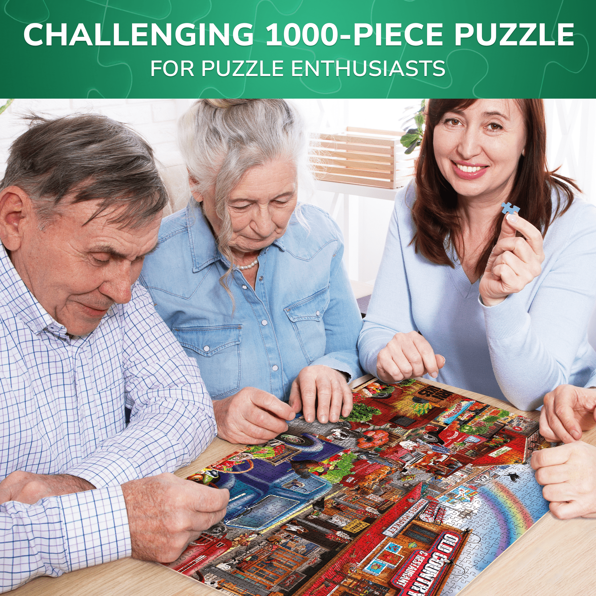 1000 Piece Unique Jigsaw Puzzle for Adults