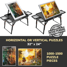 Load image into Gallery viewer, Jigsaw Puzzle Table for Adults with Drawers
