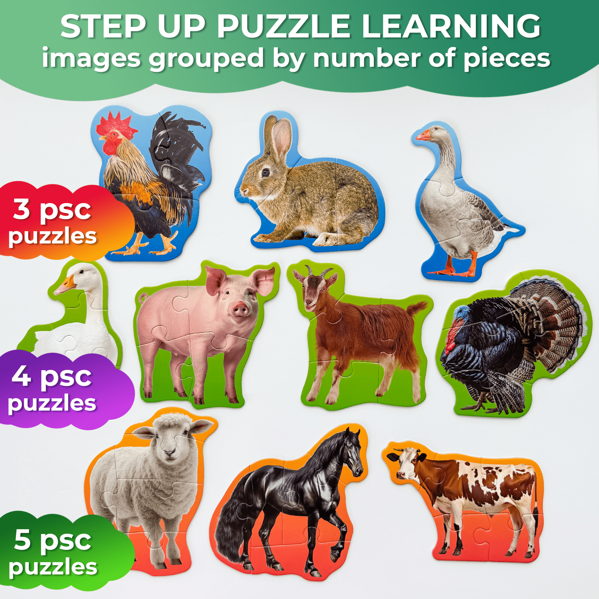 Step Up Puzzles for Toddlers