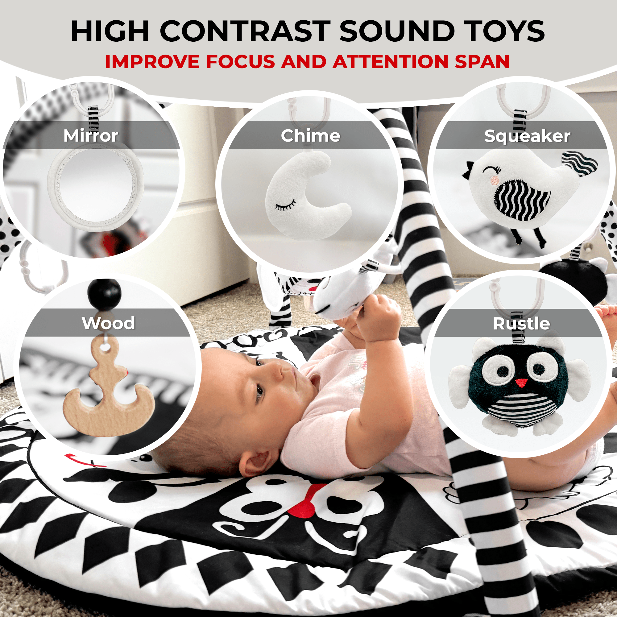 Floor Round Playmat for Babies 