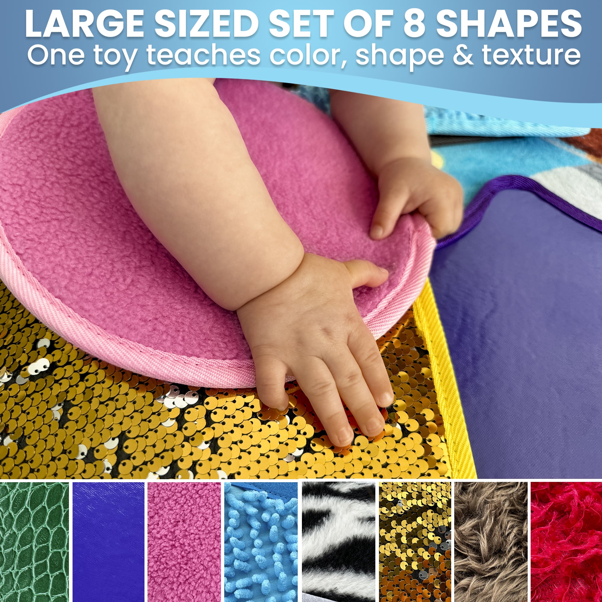 8 Set Sensory Mats Shapes