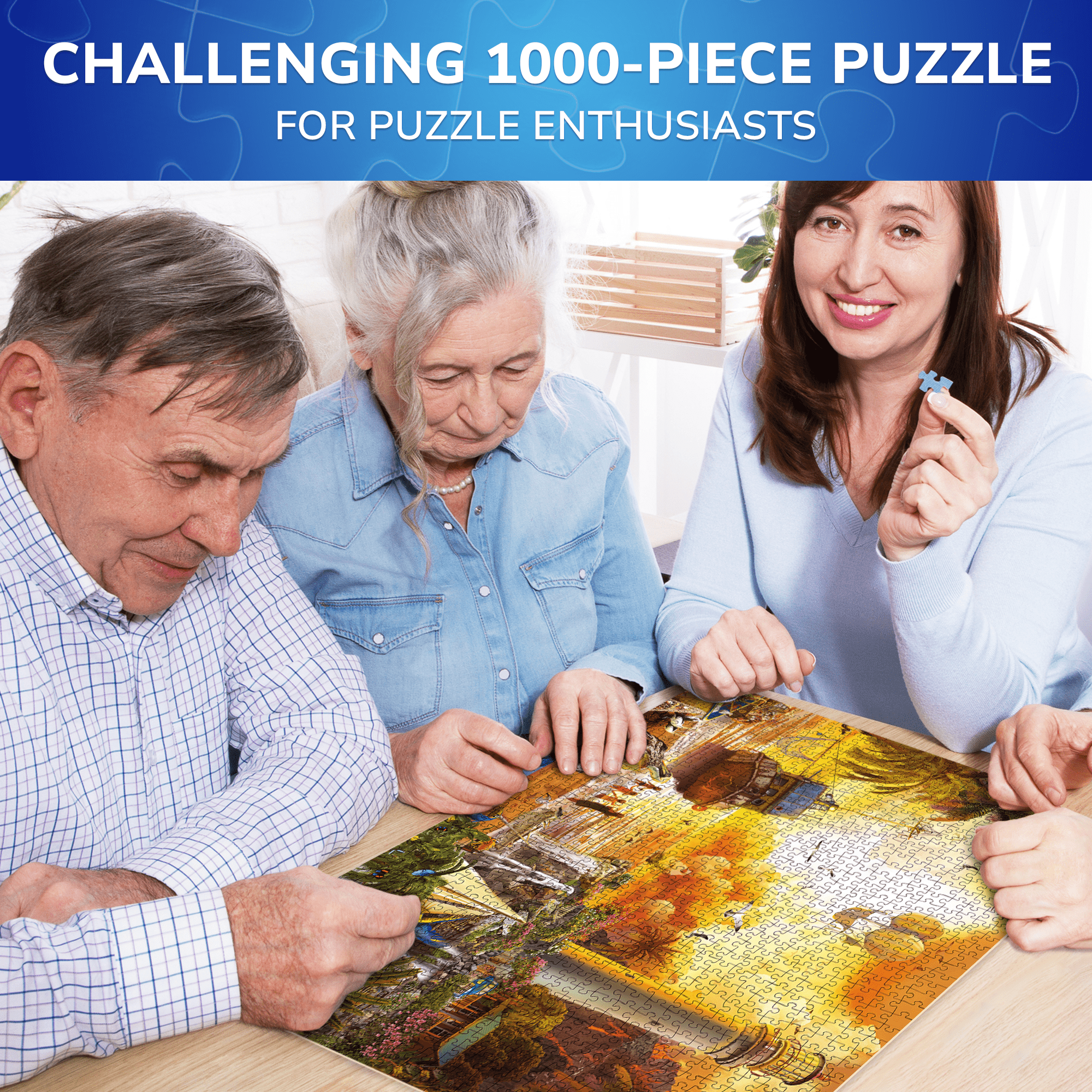 1000 Piece Unique Jigsaw Puzzle for Adults