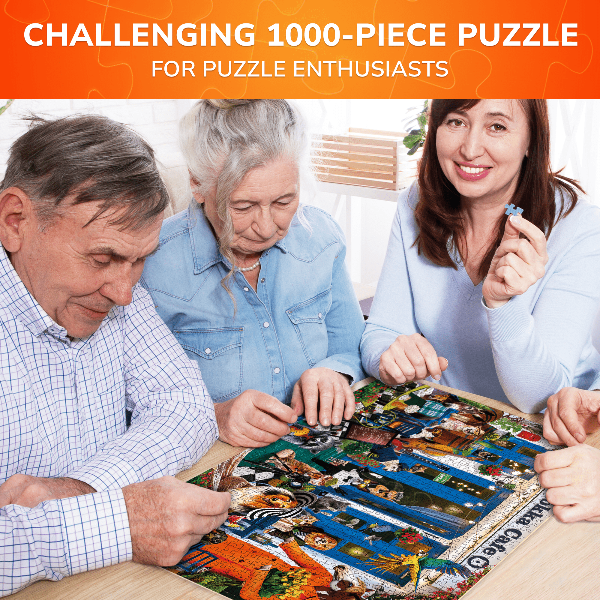 1000 Piece Unique Jigsaw Puzzle for Adults