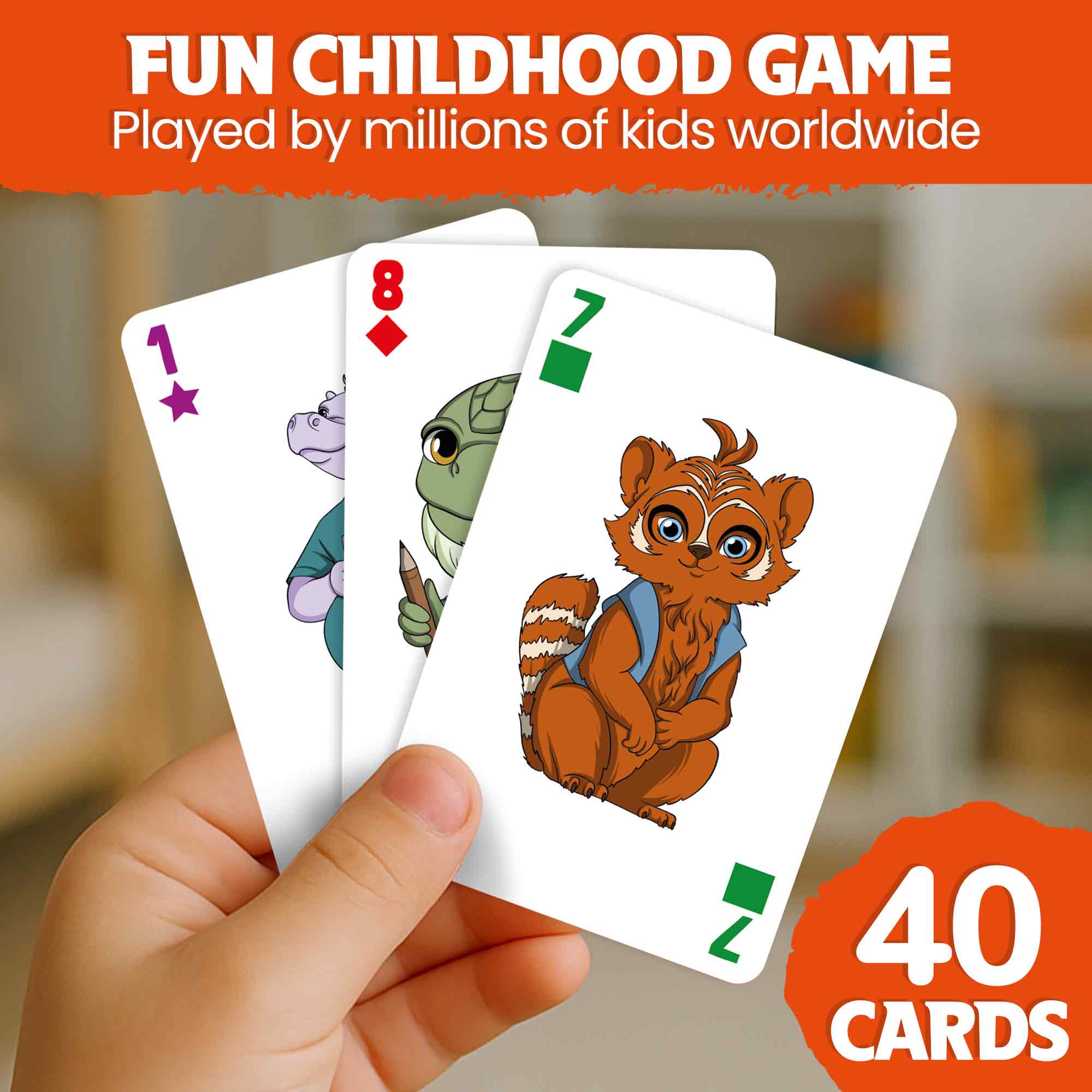 Card Games Crazy 8  for Kids Ages 4–8 Educational & Engaging Fun Game