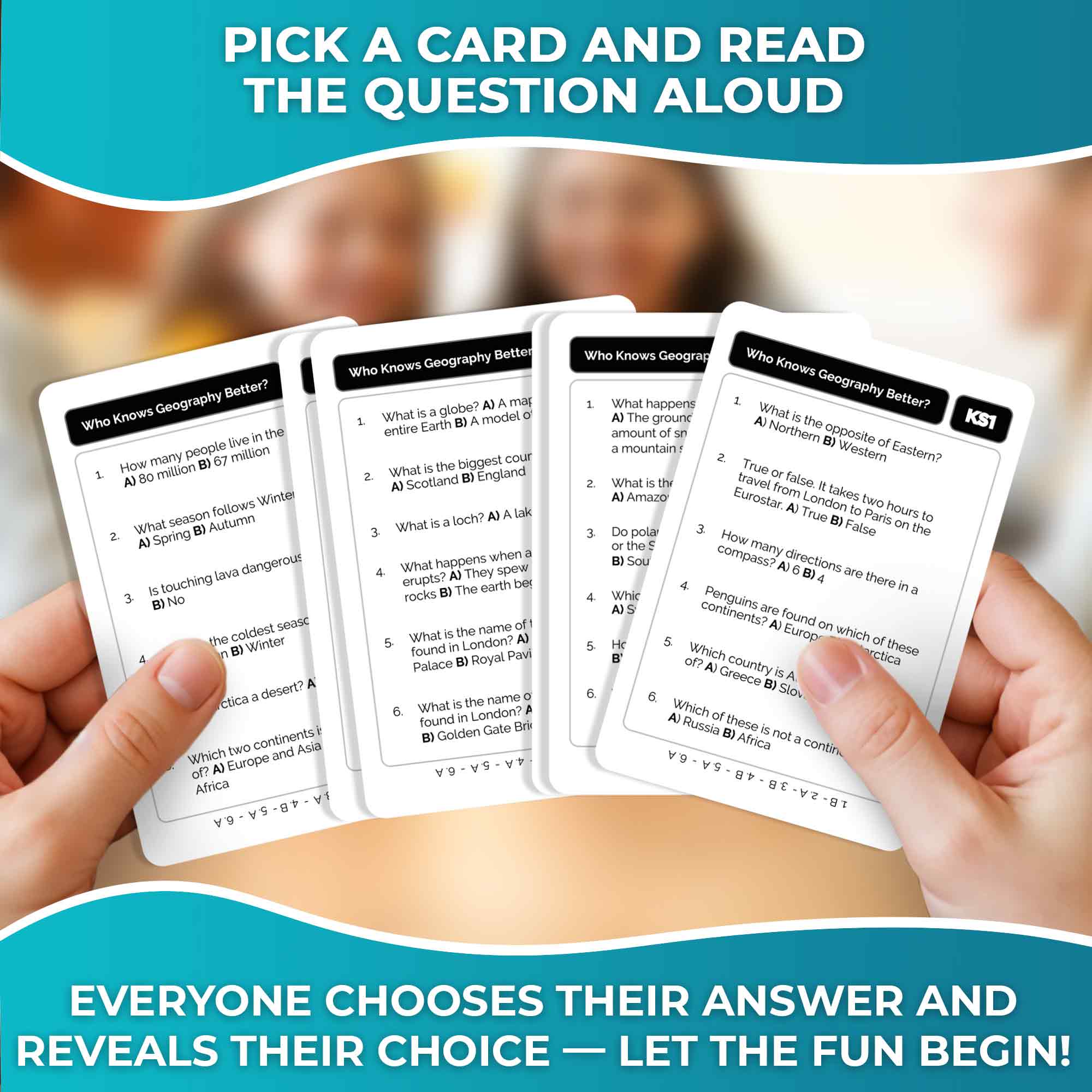 Trivia Game Who Knows Geography Better? for Kids & Family