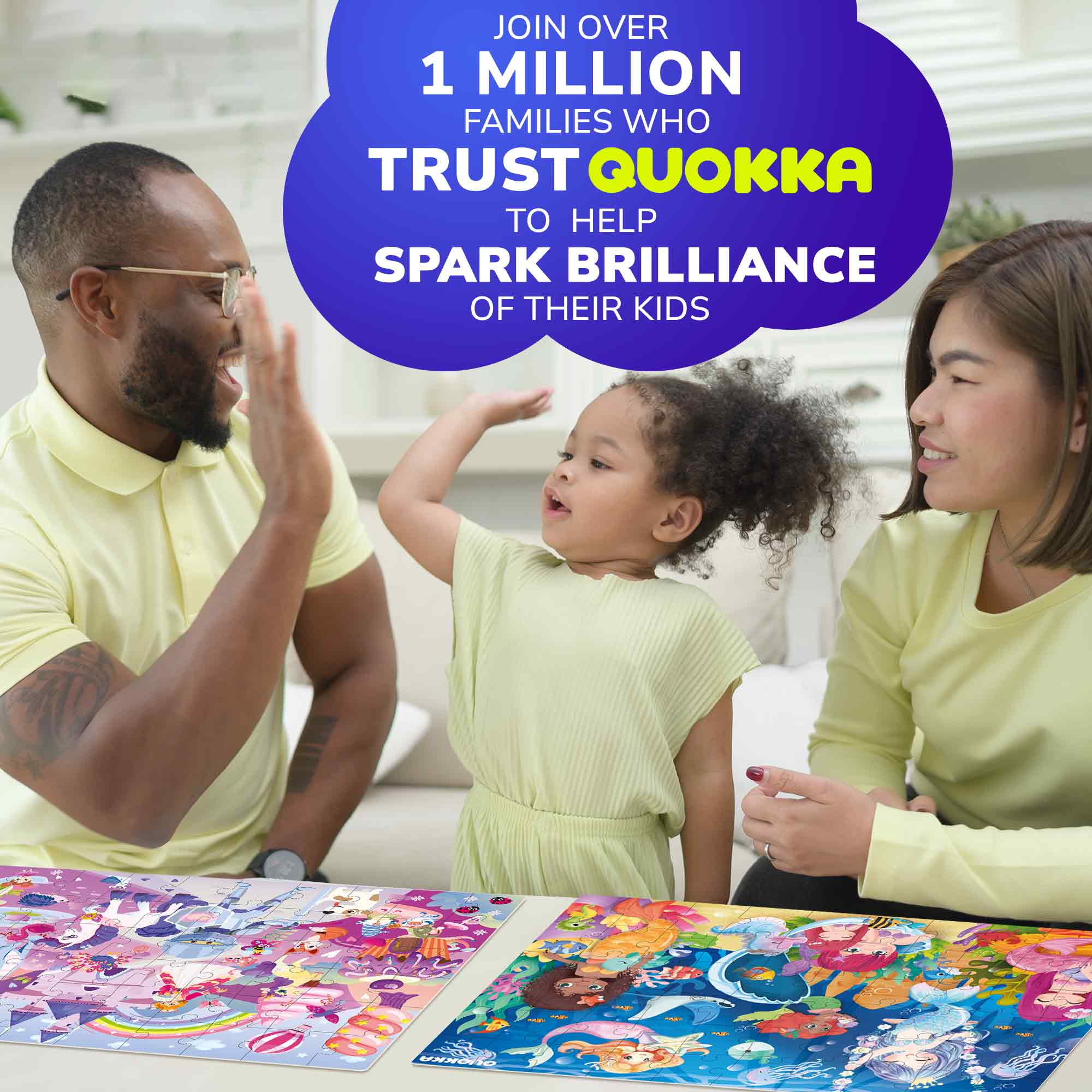 60 Piece Puzzles for Kids | Unicorns, Mermaids, Princesses & Fairy Tale