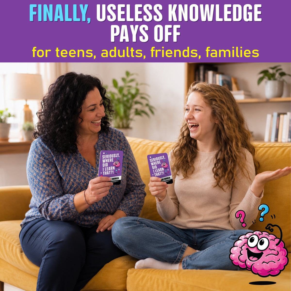 Trivia Card Games for Adults & Teens - 300 Questions on World Facts