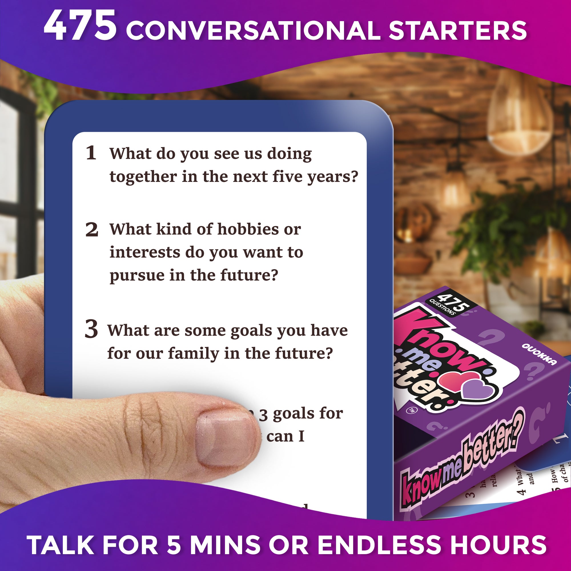 Couples Card Game True Depths – Deep Conversation Starter