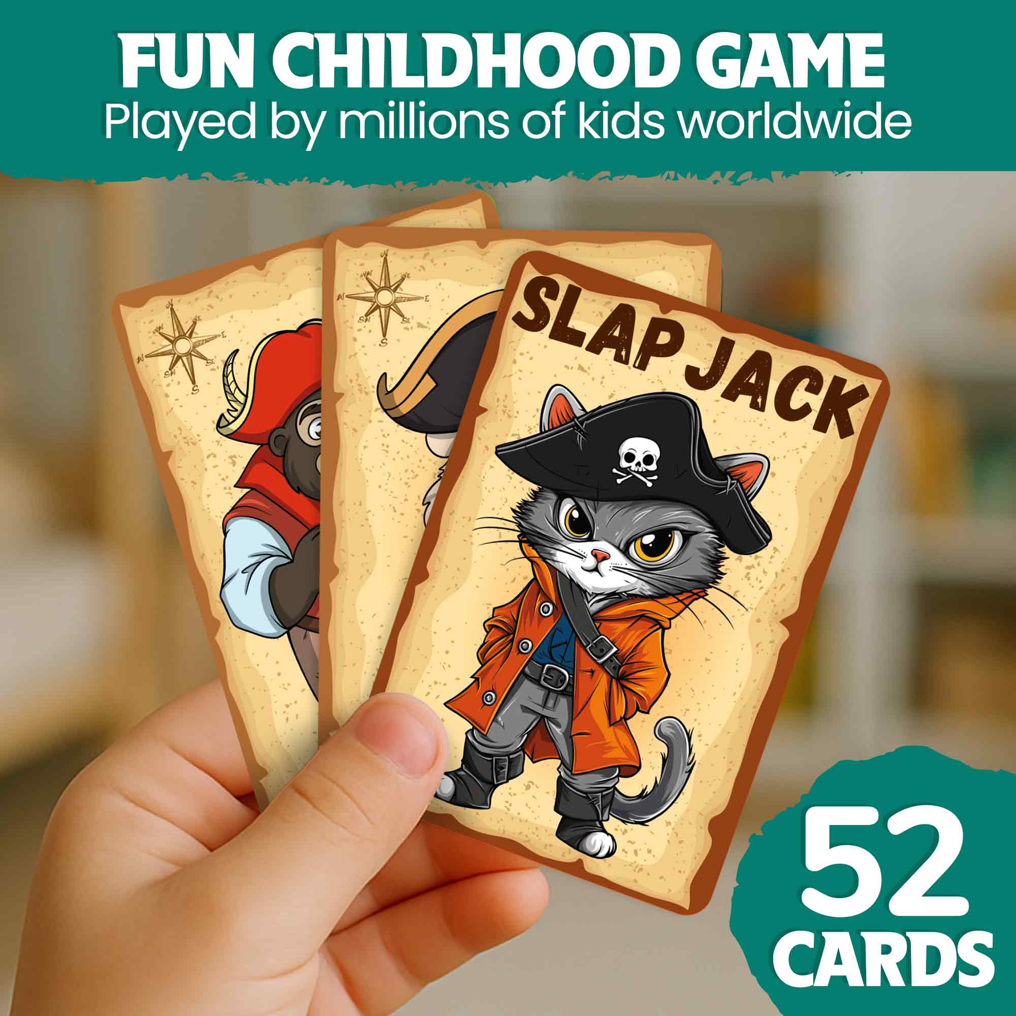 Slap Jack Card Game for Kids Ages 4–8 Educational & Engaging Fun Game