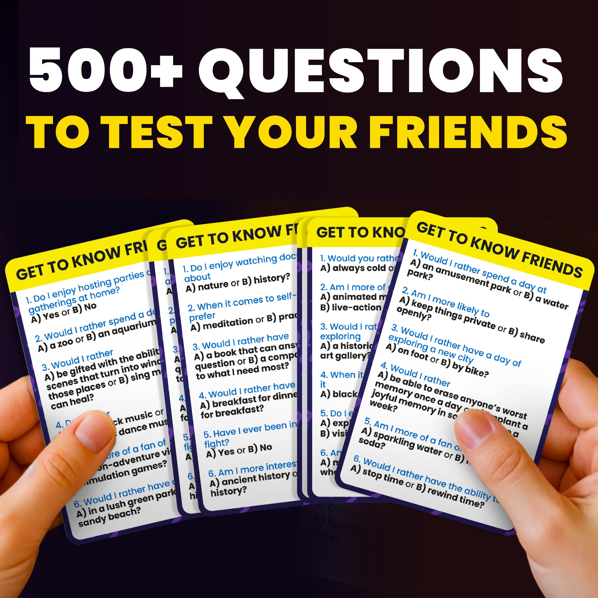 Trivia Game Who Knows Me Better Classic | Friends & Family