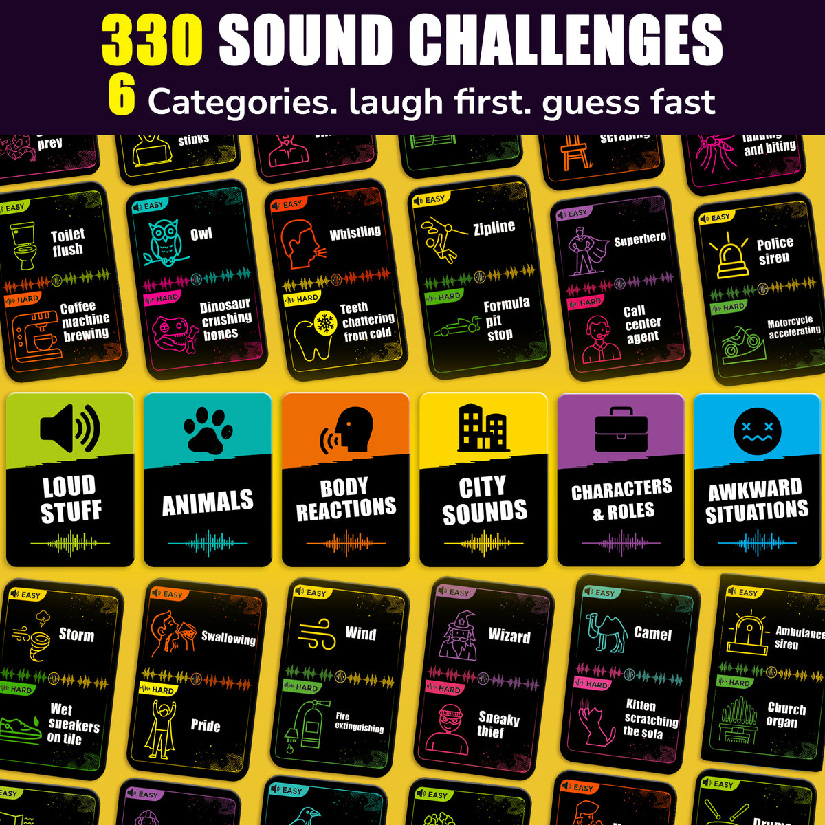 What's That Sound? Party Guessing Game – 330 Challenges