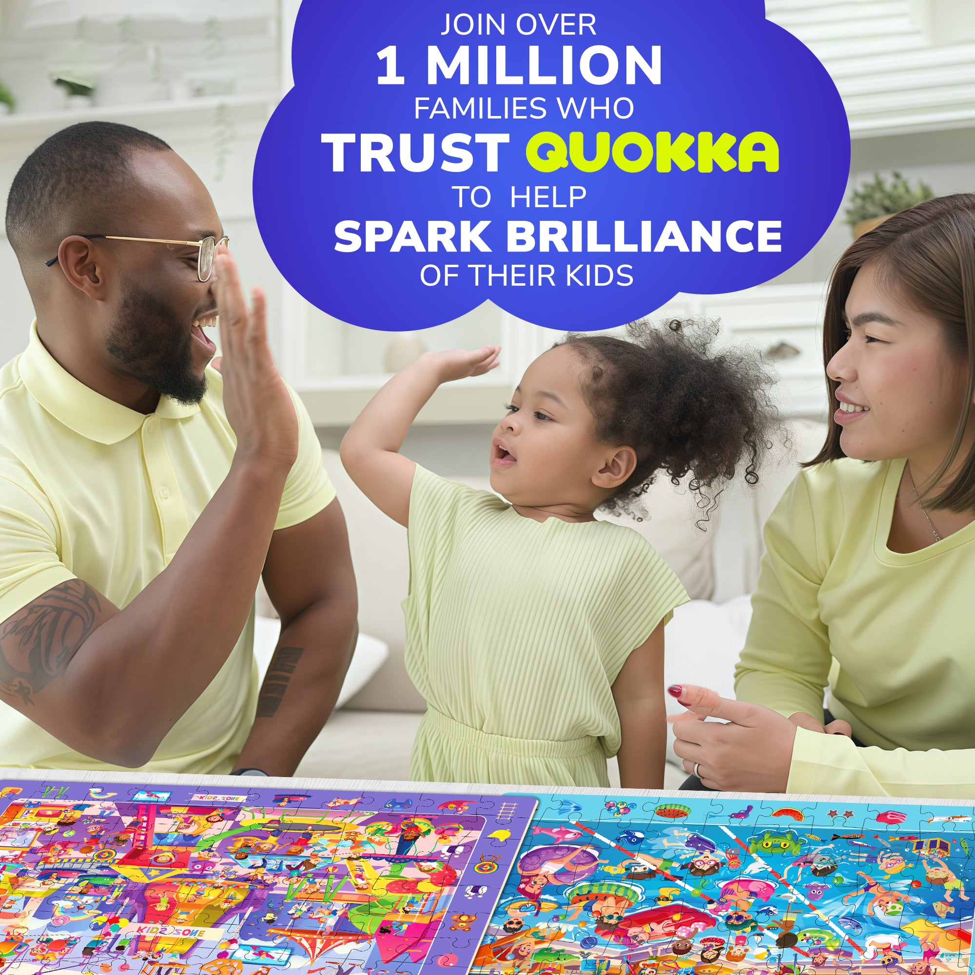 100 Piece Search & Find Puzzles for Kids with Kids Center