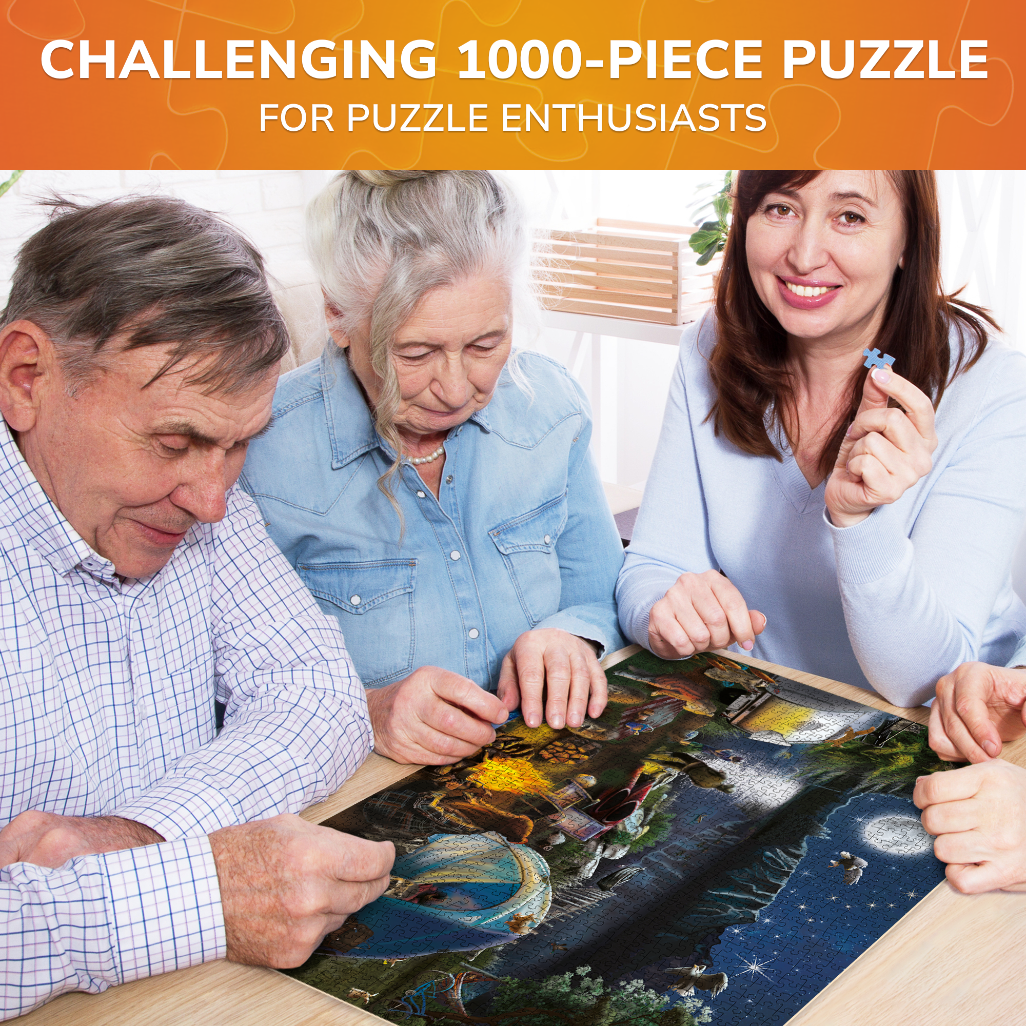 1000 Pcs Jigsaw Puzzle for Adults | Campfire