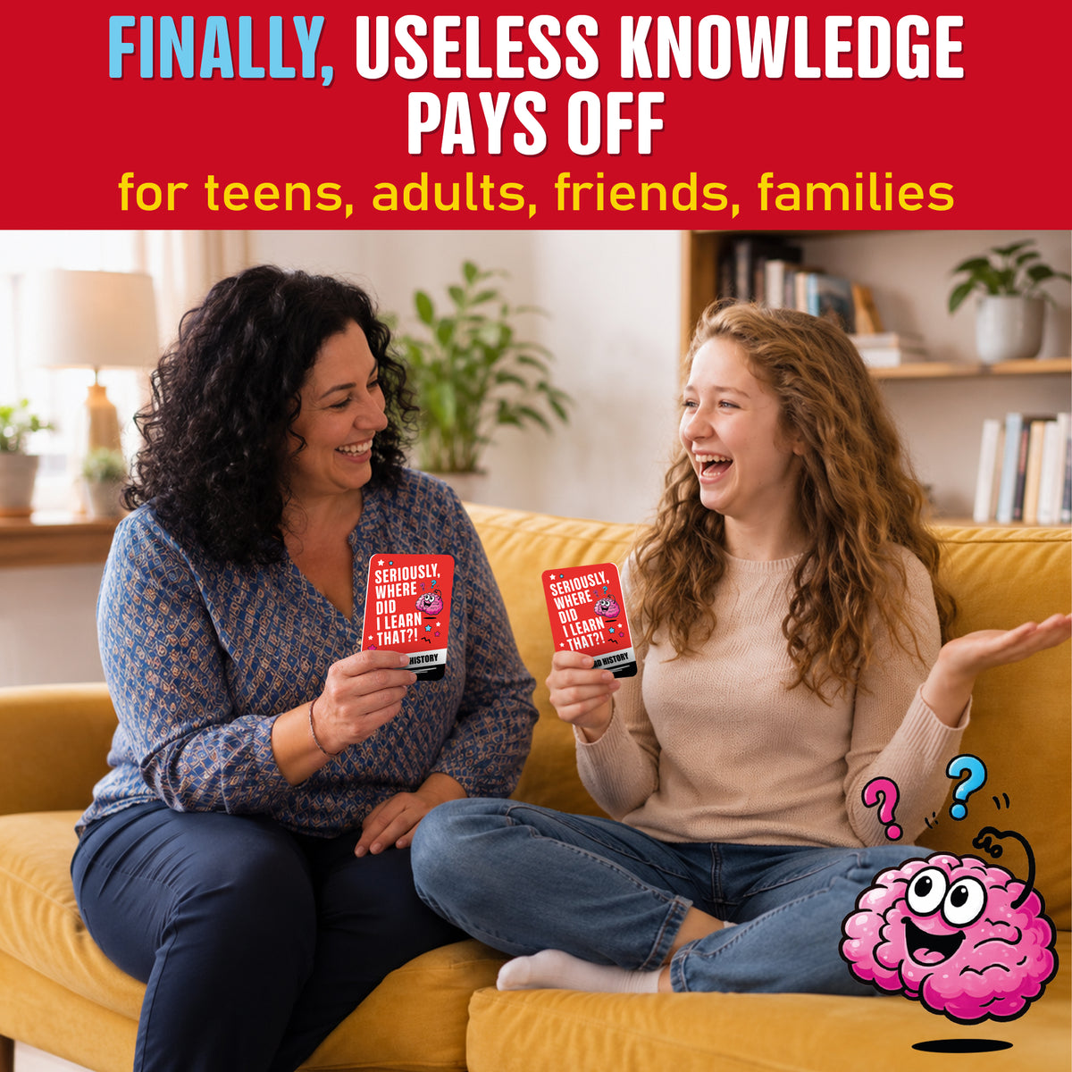 Trivia Card Games for Adults & Teens - 300 Questions on History Facts