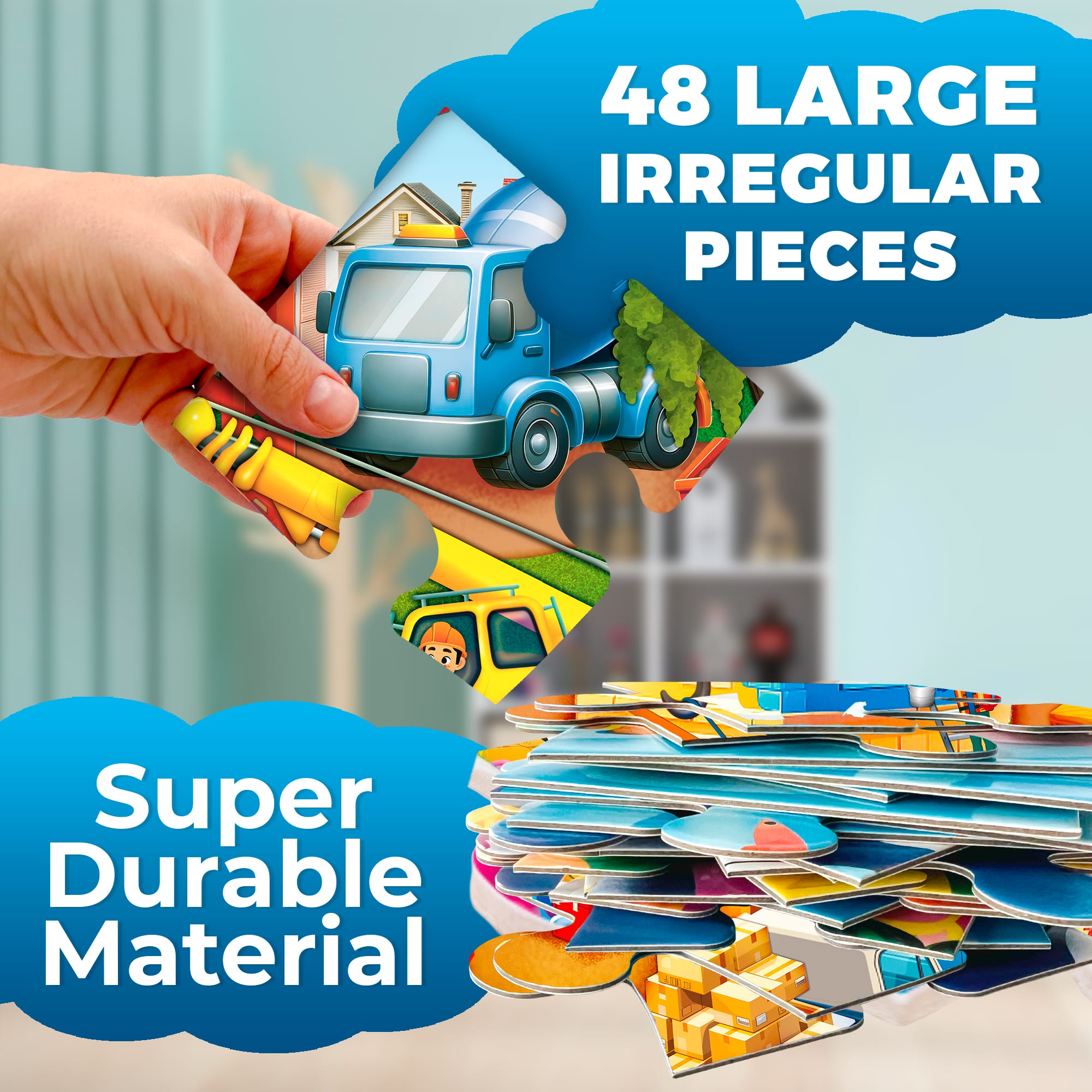 Construction Educational Activity for Boys Girls 