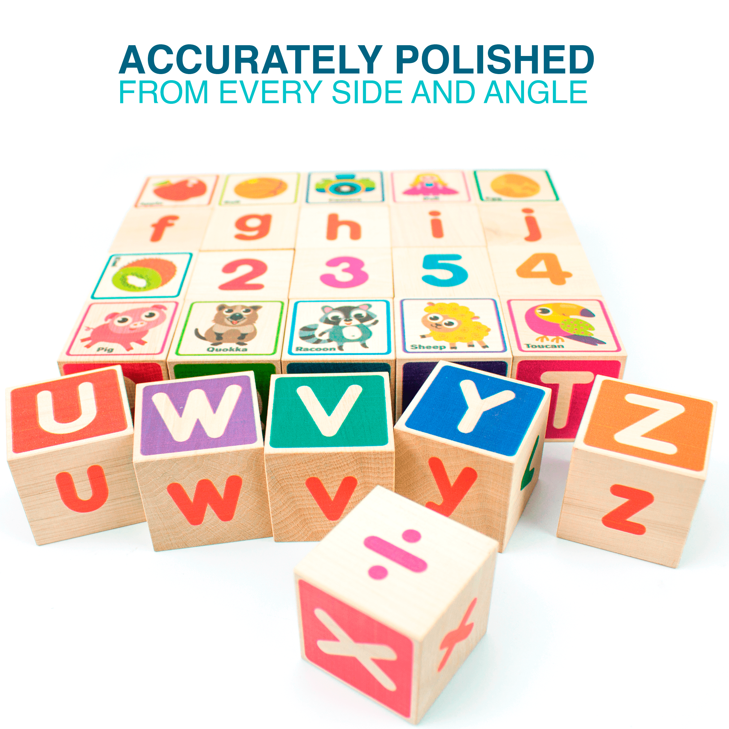 ABC Numbers Preschool Block Puzzles