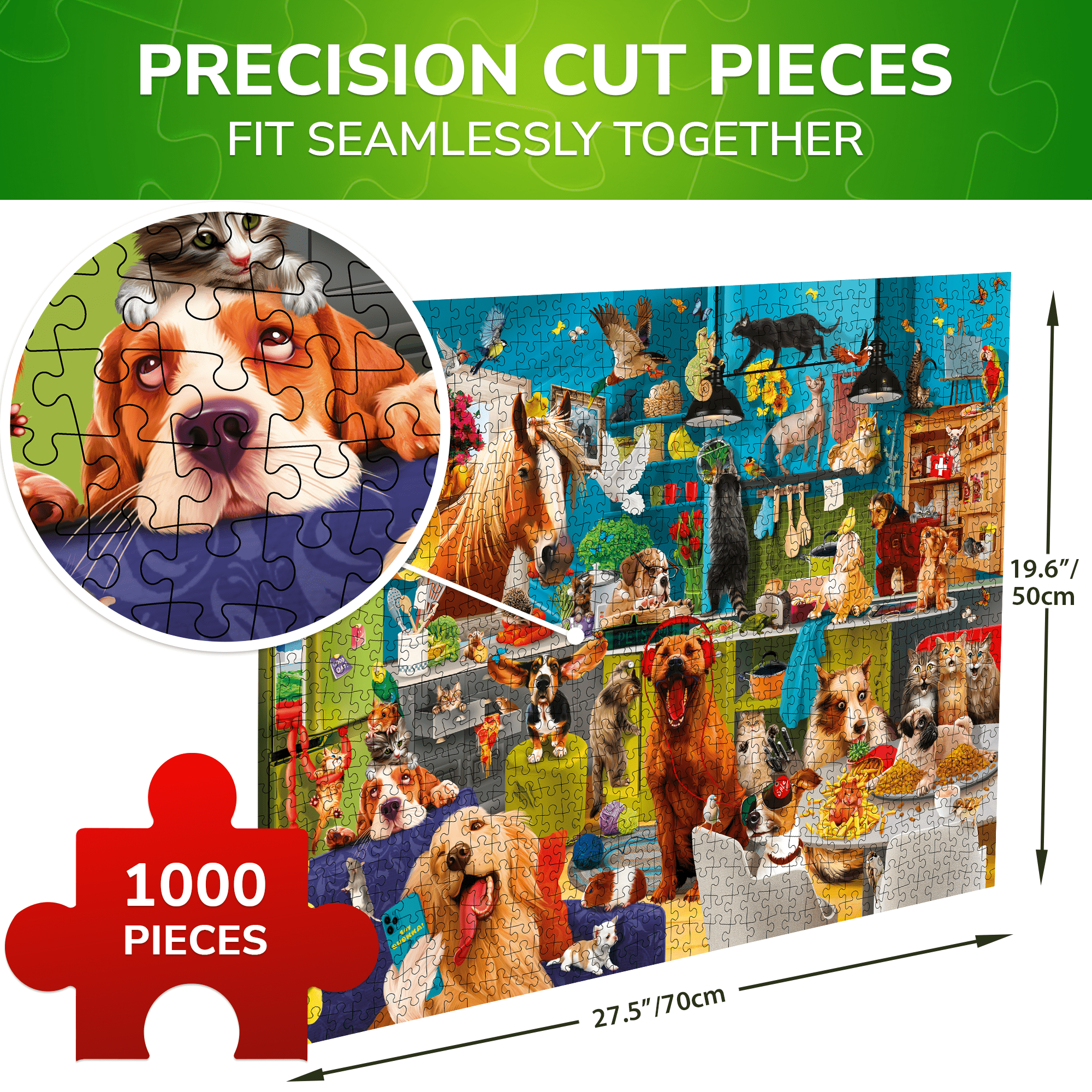 1000 Piece Unique Jigsaw Puzzle