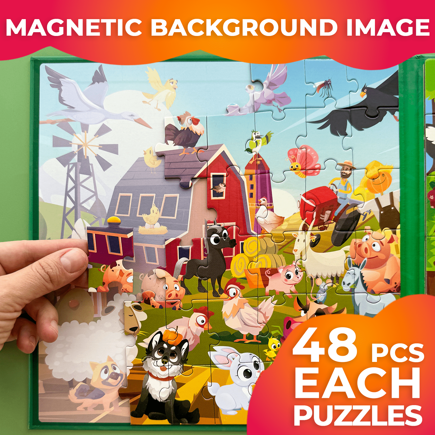 Magnetic Puzzles Farm & Forest