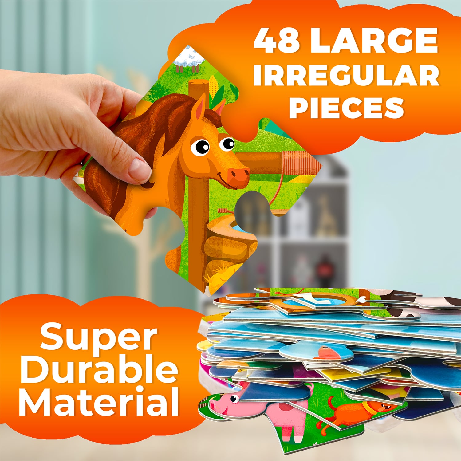 Educational Toys on Large Puzzles for Boys and Girls