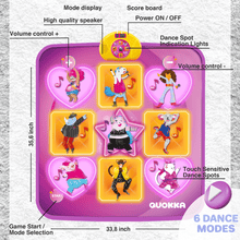 Load image into Gallery viewer, Dance Mat for Kids Pink
