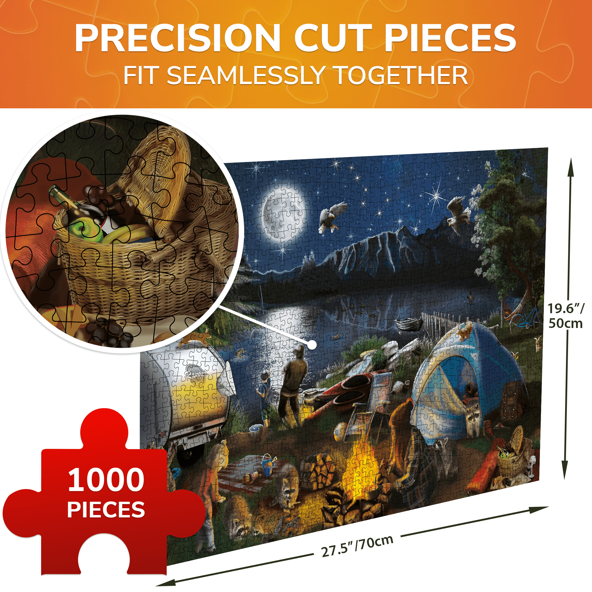 1000 Piece Unique Jigsaw Puzzle