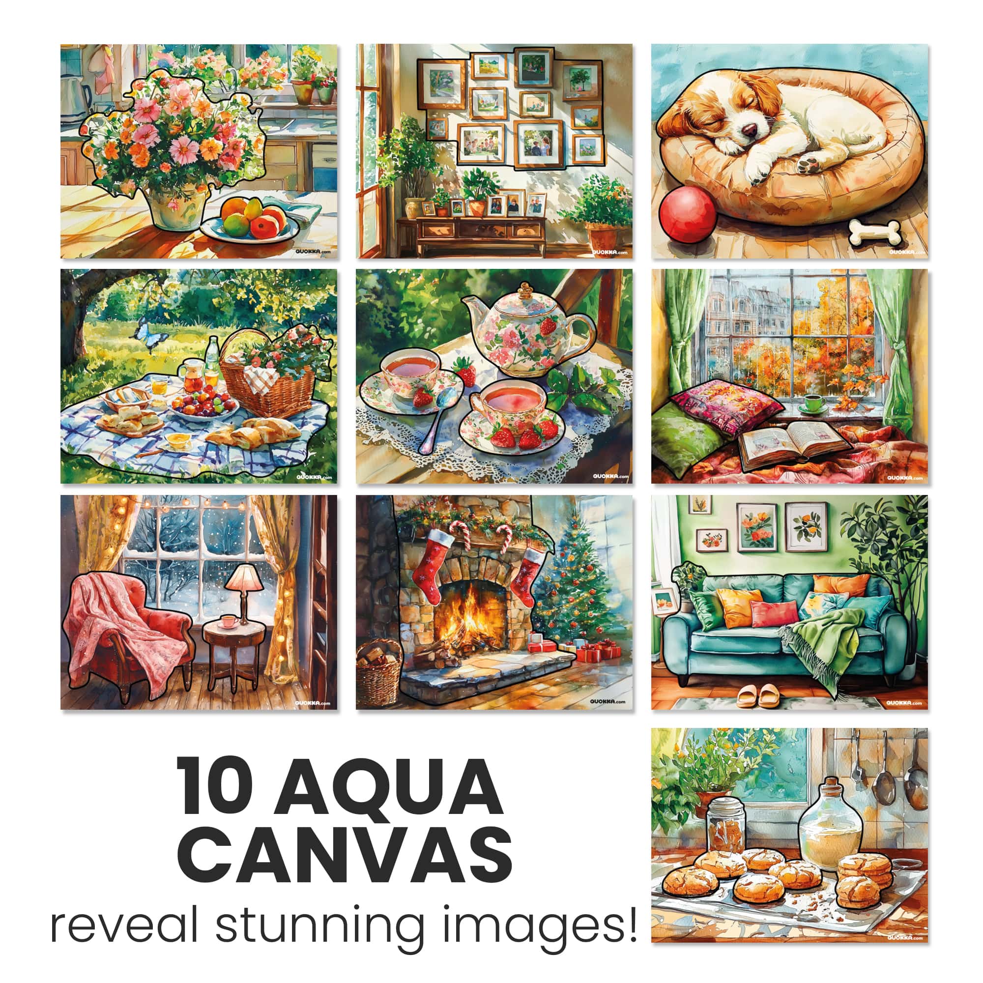 10PACK Water Painting 