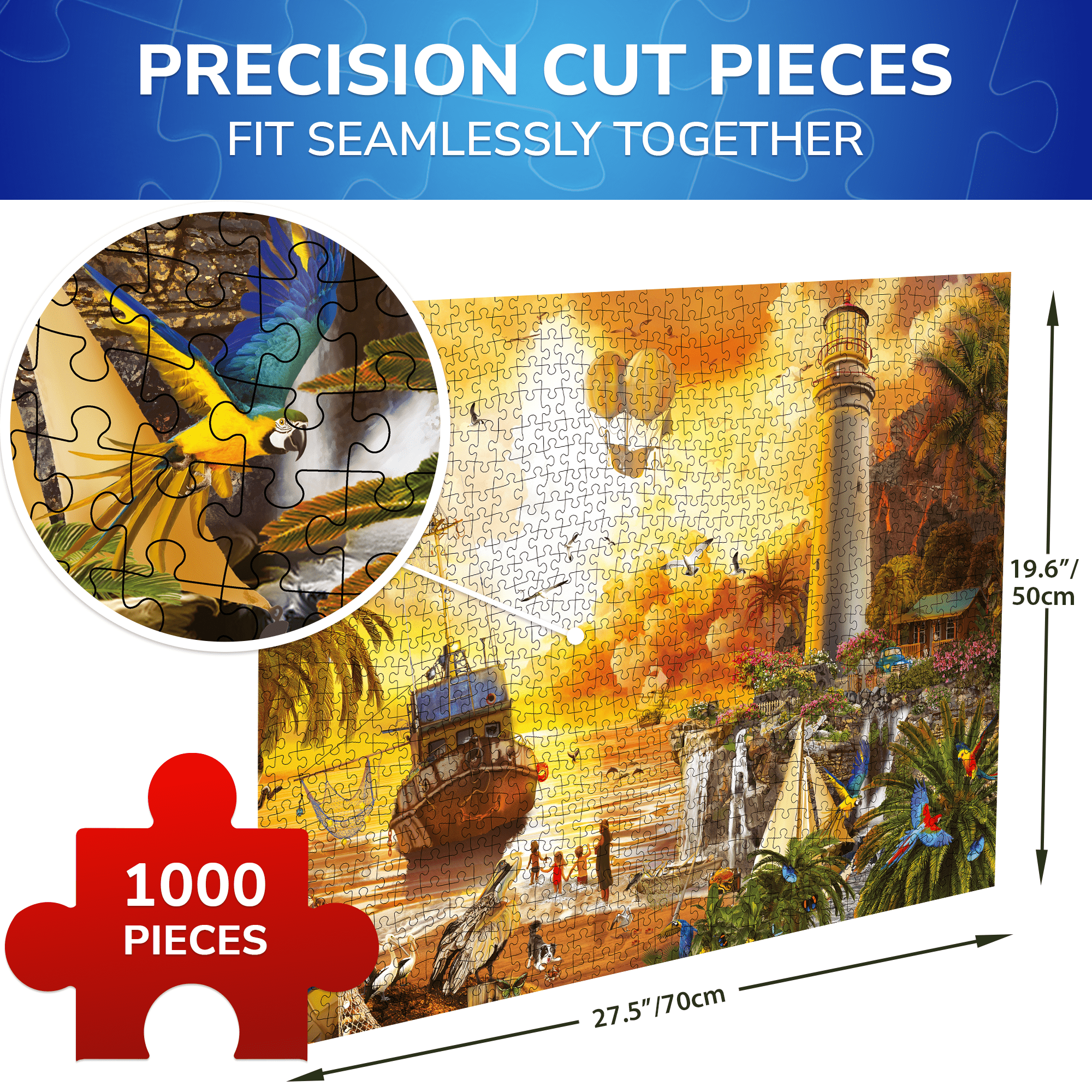 1000 Piece Unique Jigsaw Puzzle