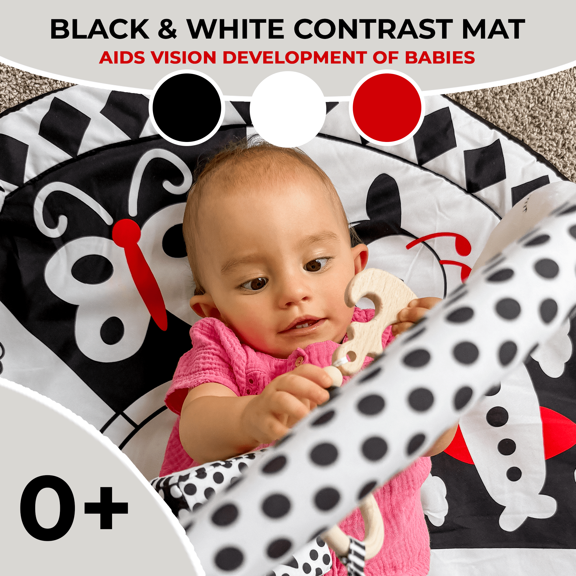 Super Soft Black&White Play Mat