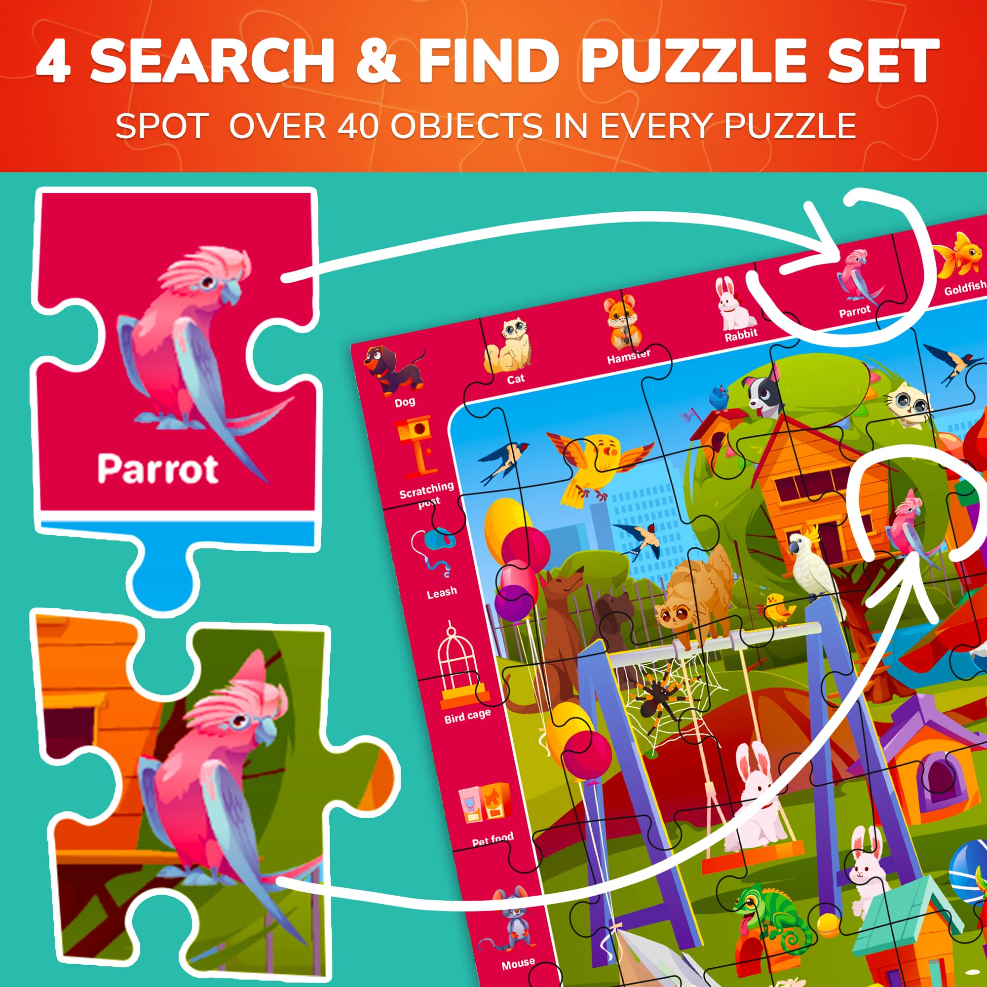 Search & Find Puzzles for Kids