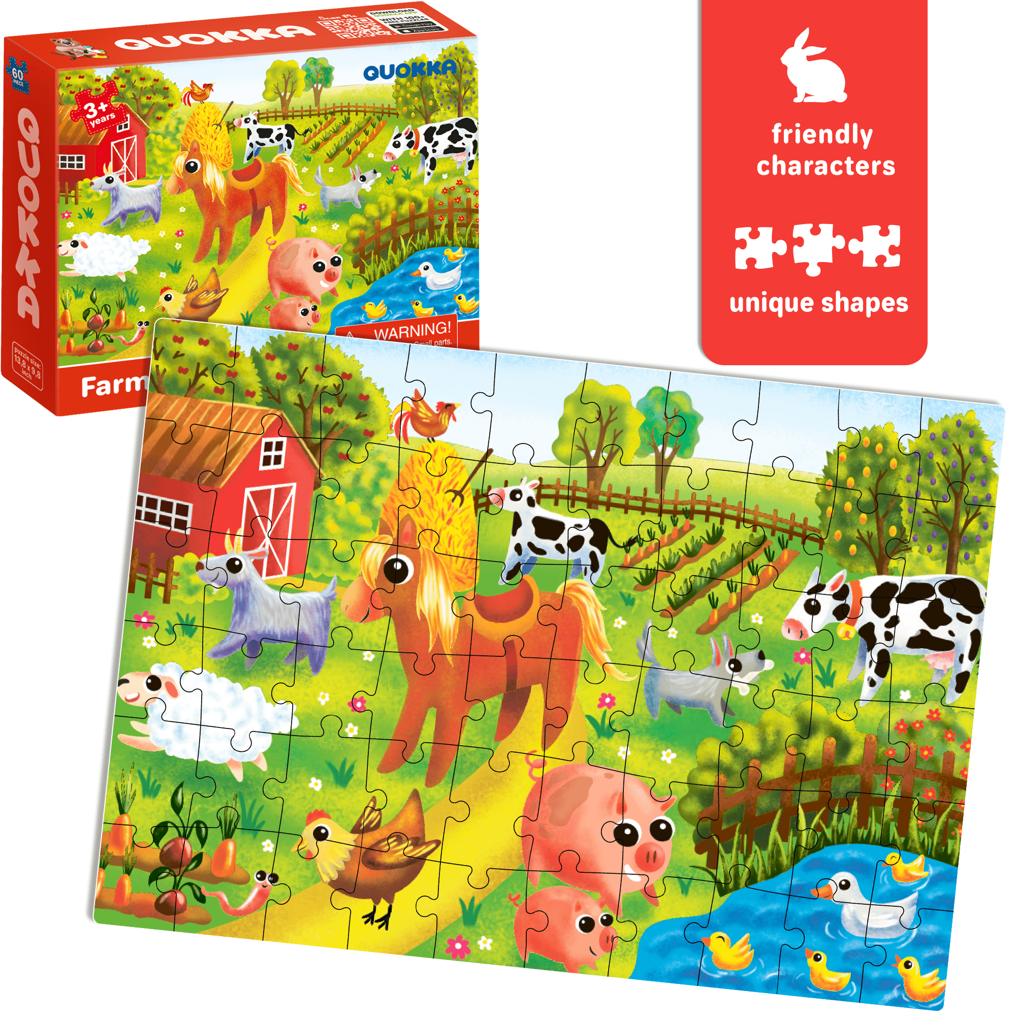 Farm Animals Puzzles