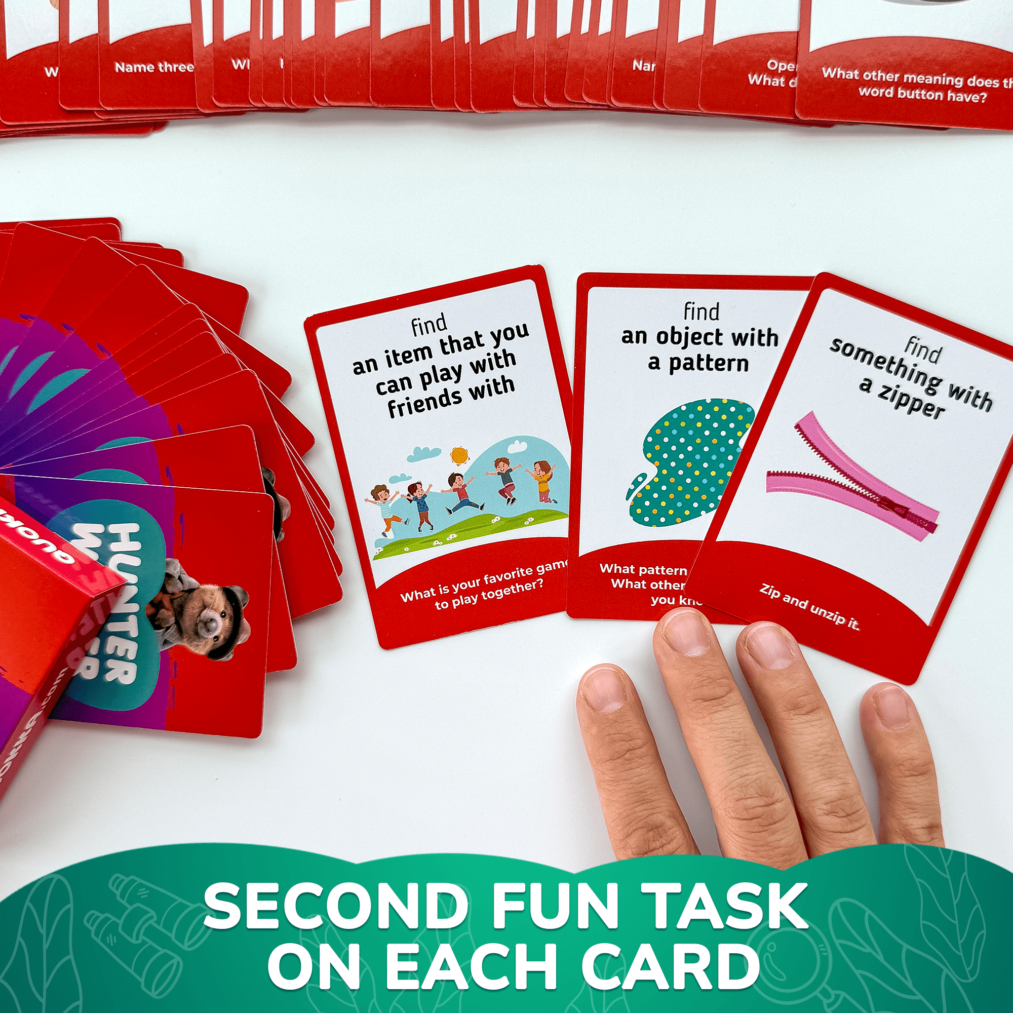 Scavenger Hunt Cards for Kids Ages 4-8