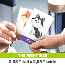 Load image into Gallery viewer, 60 Learning Flash Cards for Toddlers | ABC, Numbers, Colors, Letters &amp; Animals

