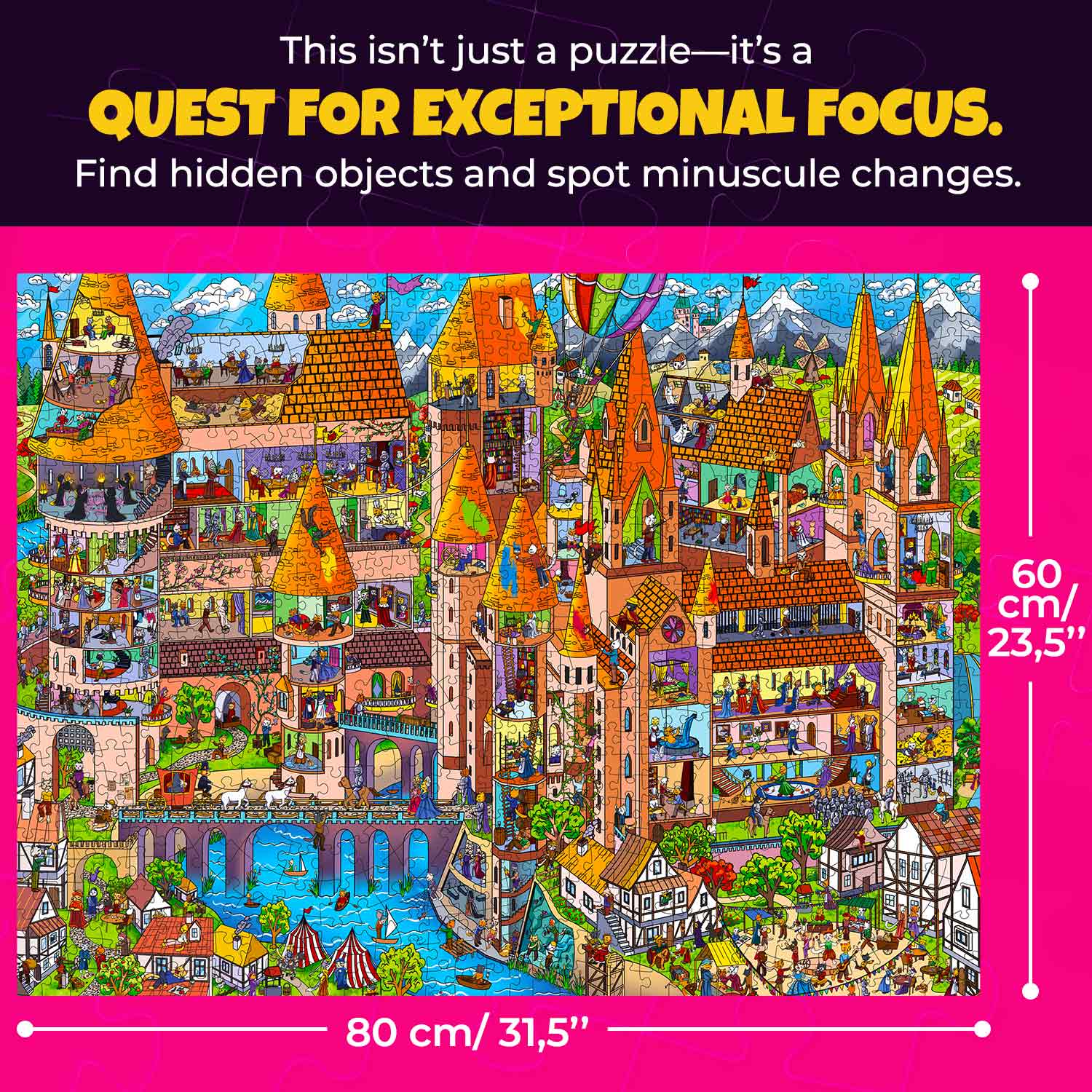 1000 Pcs Jigsaw Puzzle for Adults | Nighty Cats