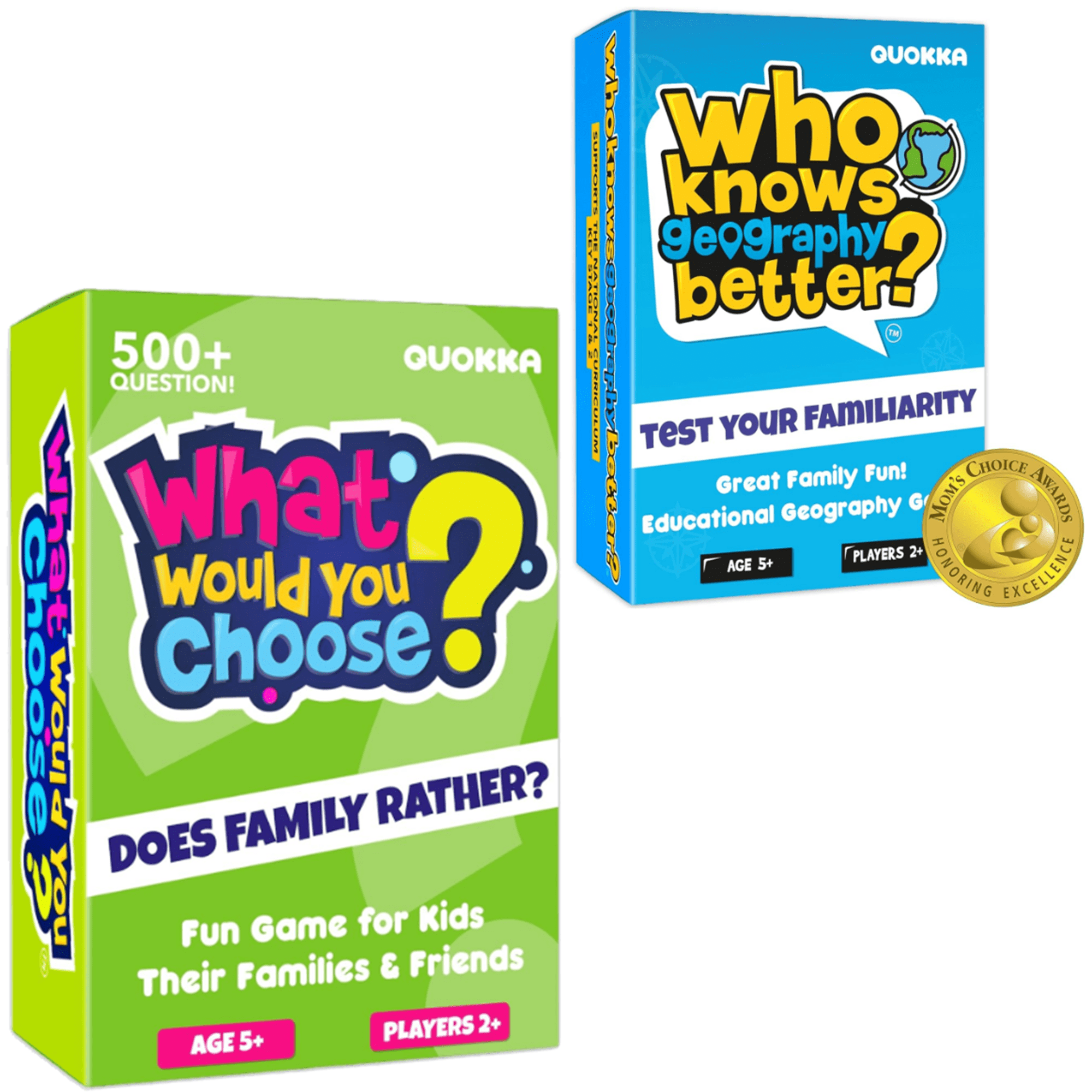 Kids & Family Card Trivia Game