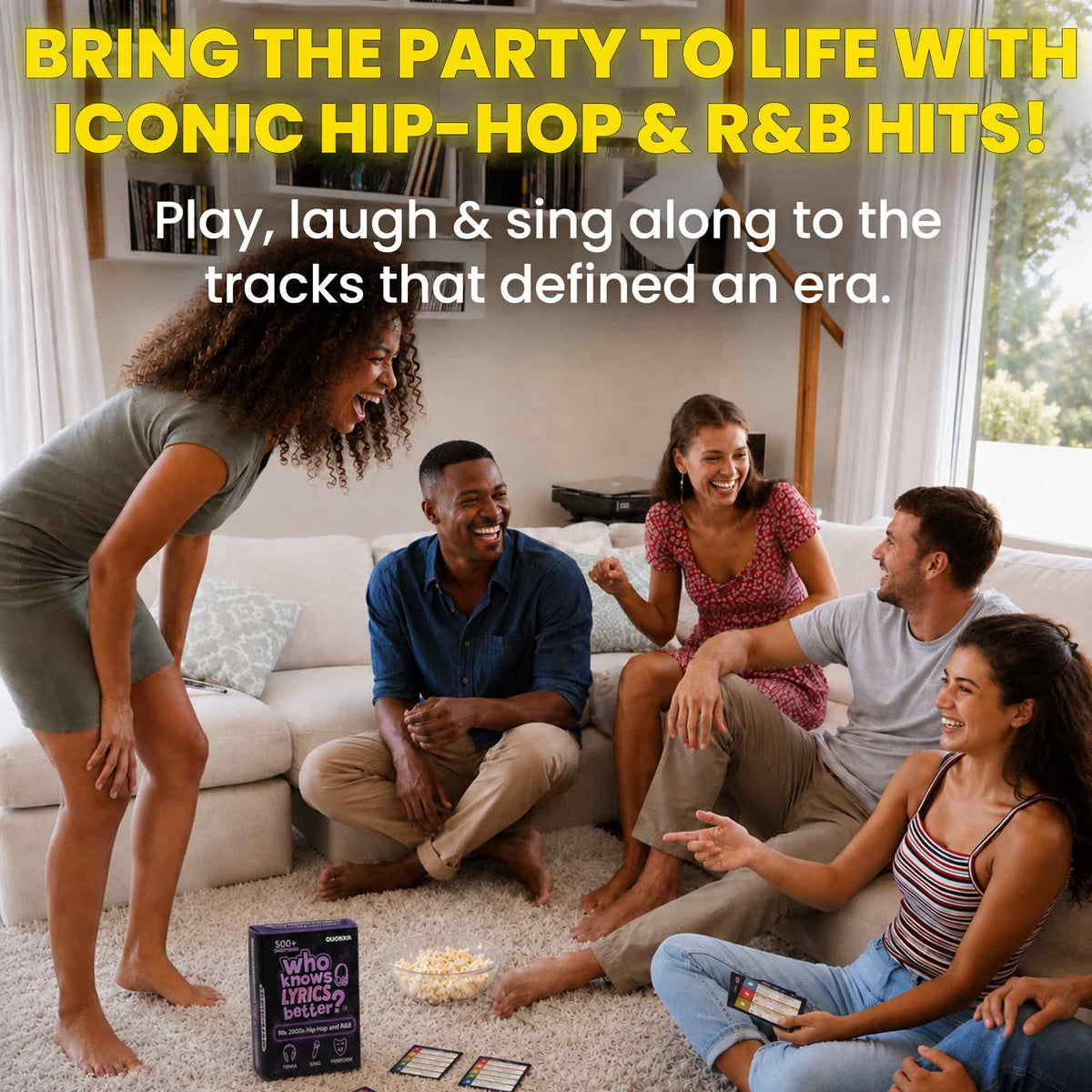 Card Game  Who Knows Lyrics Better? 90s & 2000s Hip-Hop & R&B