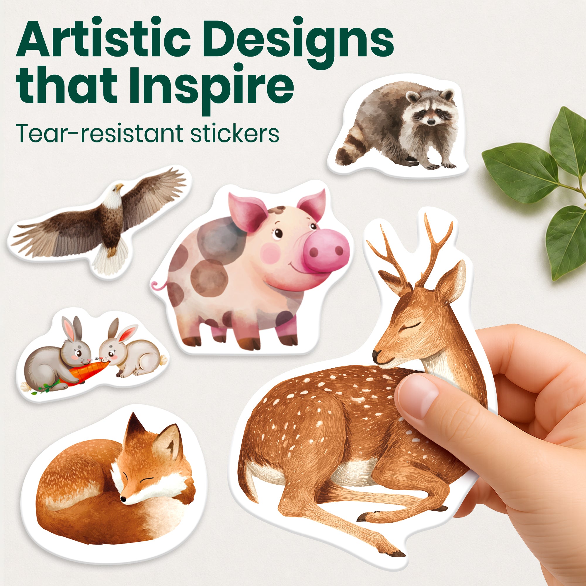 Sticker Book for Kids Farm & Forest - Draw & Stick Creative Workbook