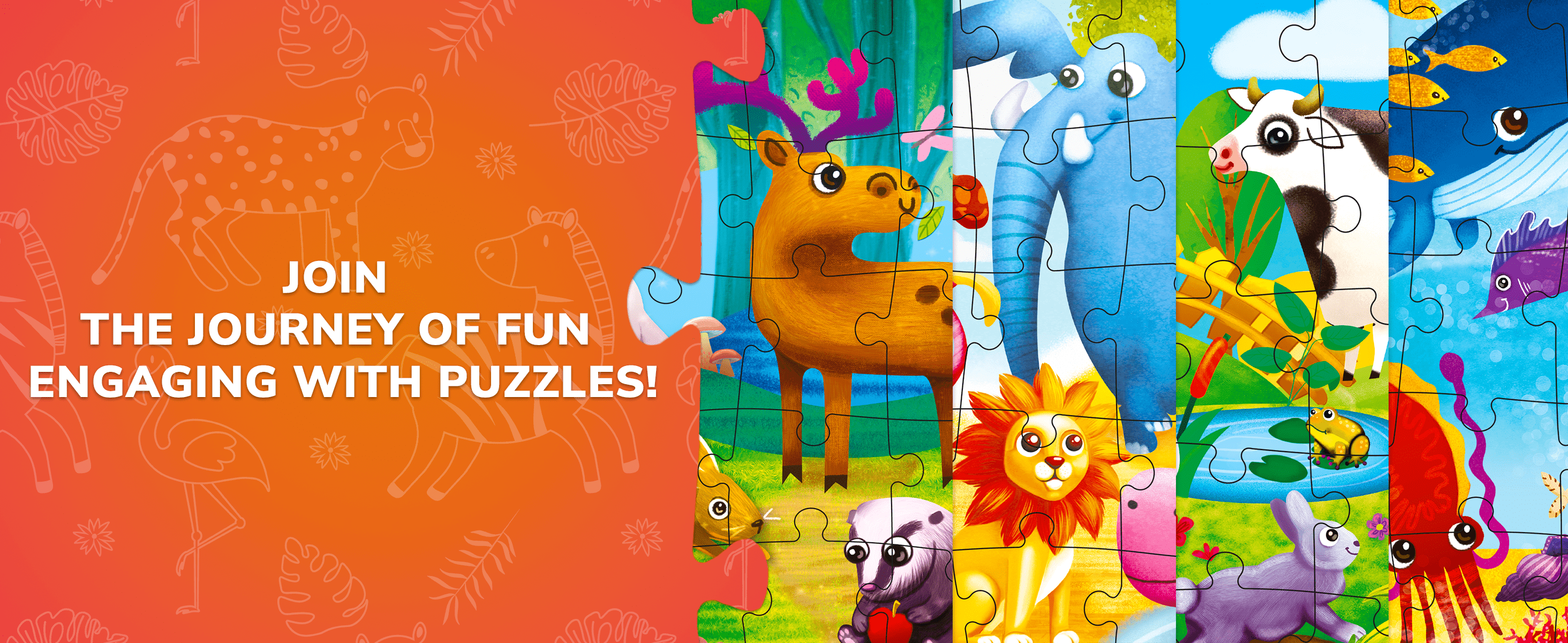 Animal Learning Jigsaw Puzzles for Kids