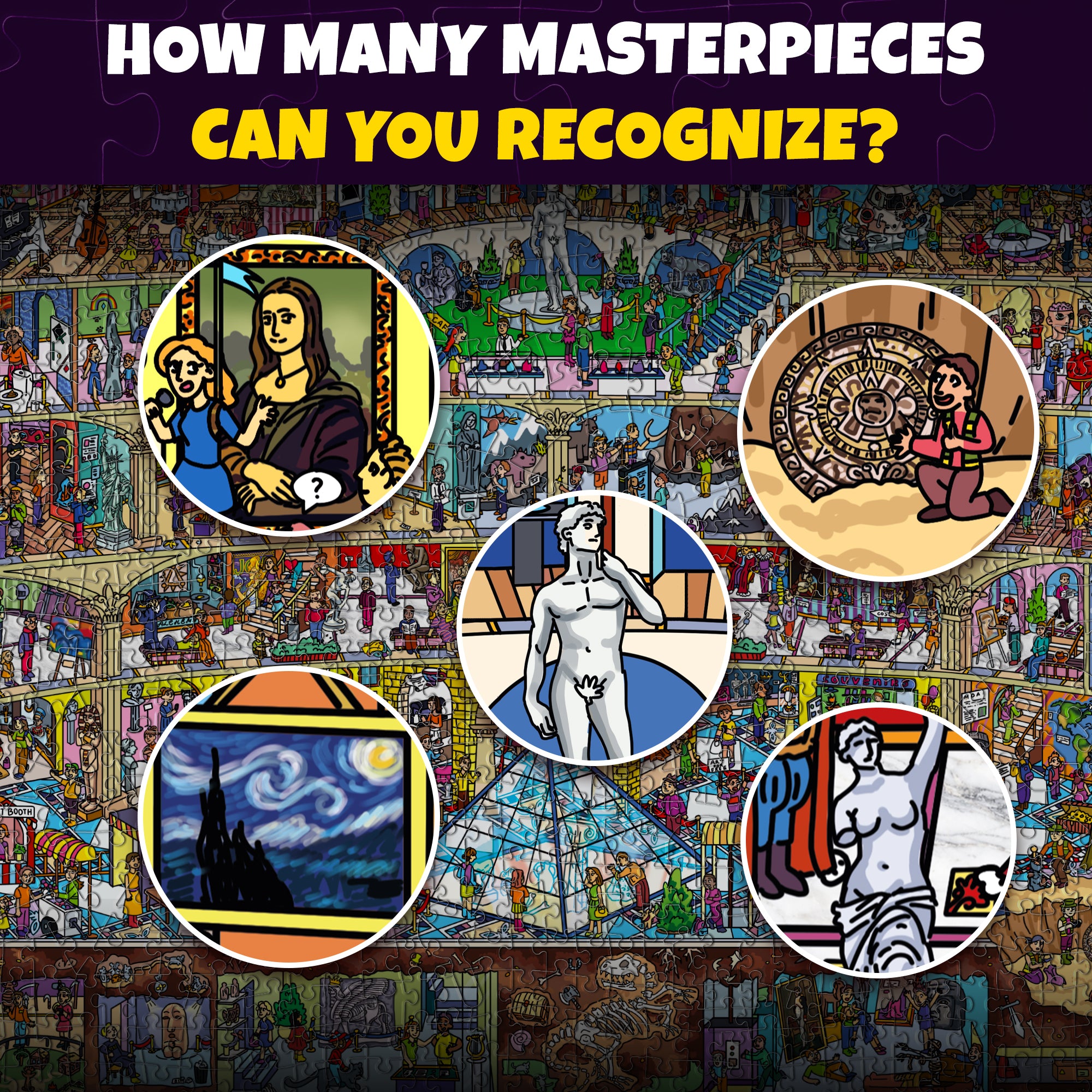 1000 Pcs Puzzle for Adults with Hidden Tasks - Grand Museum