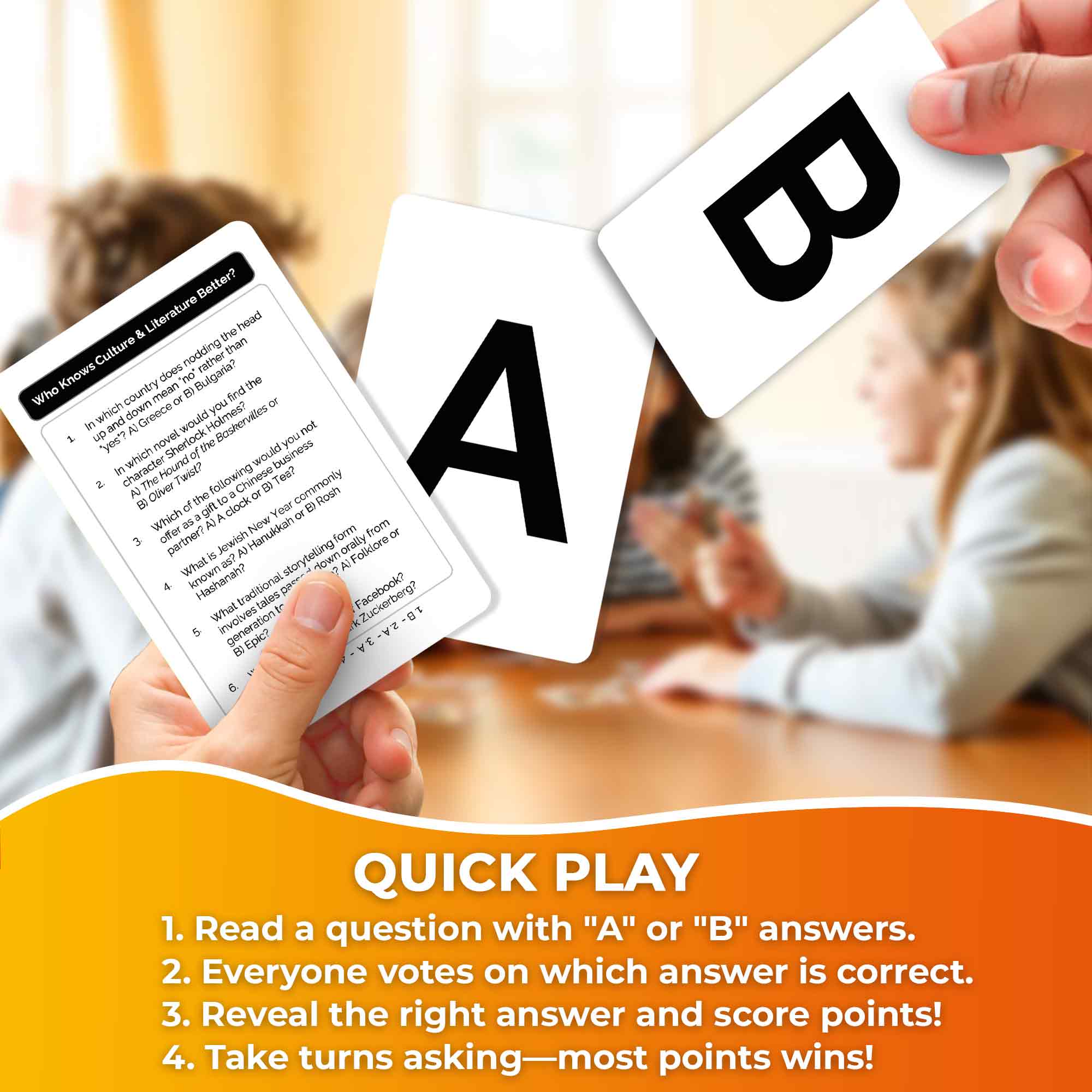 Trivia Family Game Who Knows Culture Better? 500+ Questions
