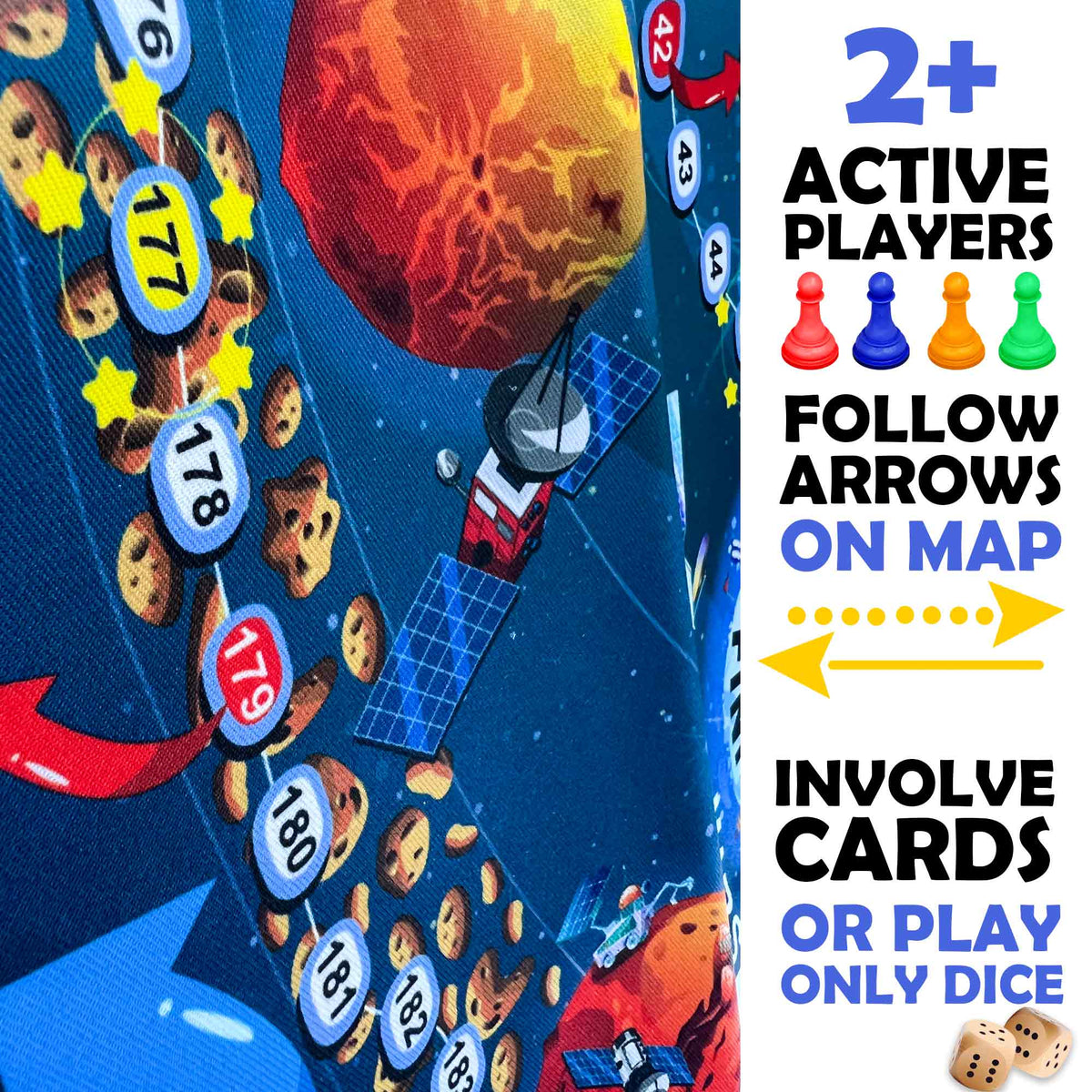 Race Across the Space for Kids 8-12 | Space Board Game