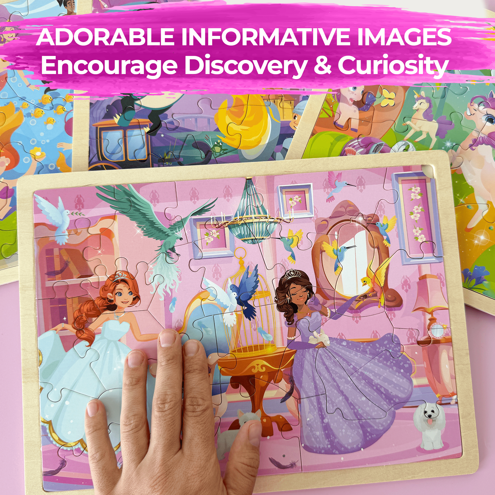 Princesses Wood Puzzles