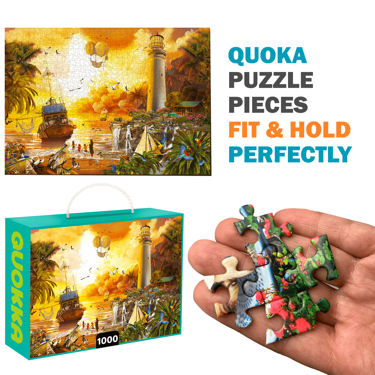 1000 Piece Unique Jigsaw Puzzle for Adults with Market