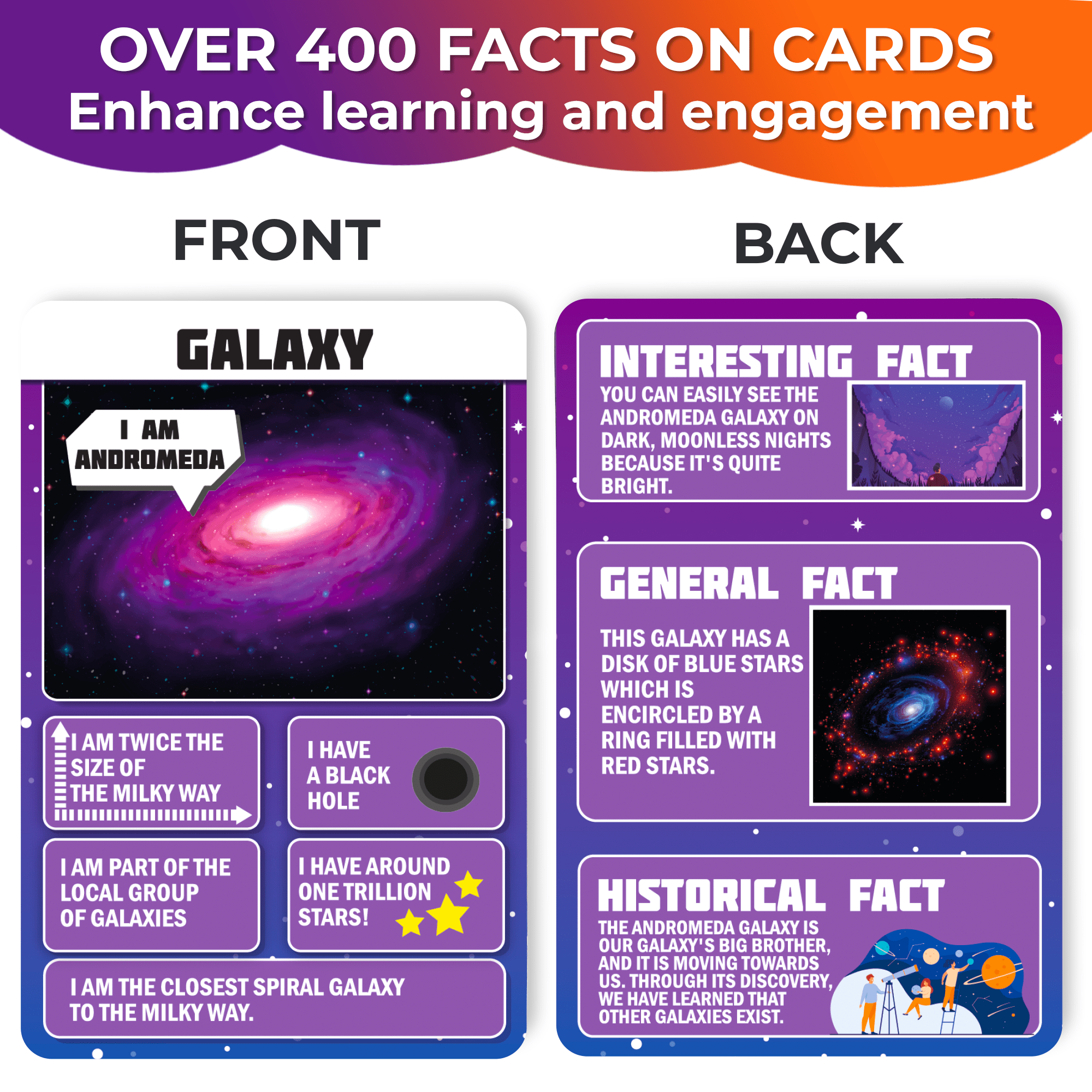 50 Double-Sided Cards 