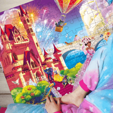 Load image into Gallery viewer, 100 Piece Floor Jigsaw Puzzles Unicorns, Princess &amp; Dogs

