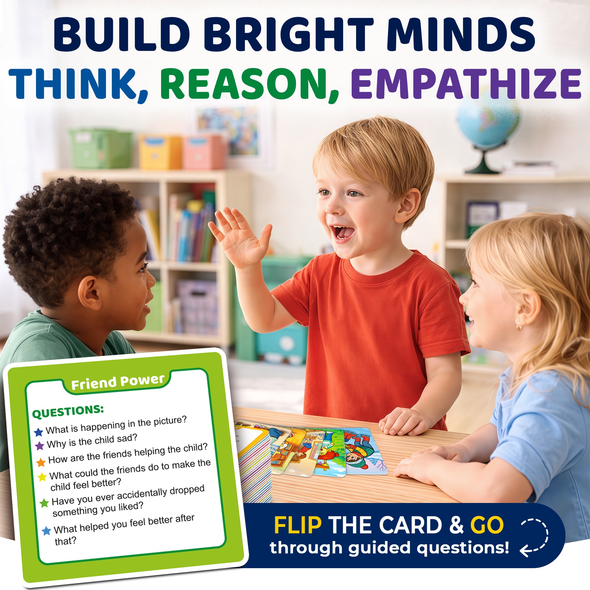Think Feel Tell Emotional & Social Skills Game for Kids