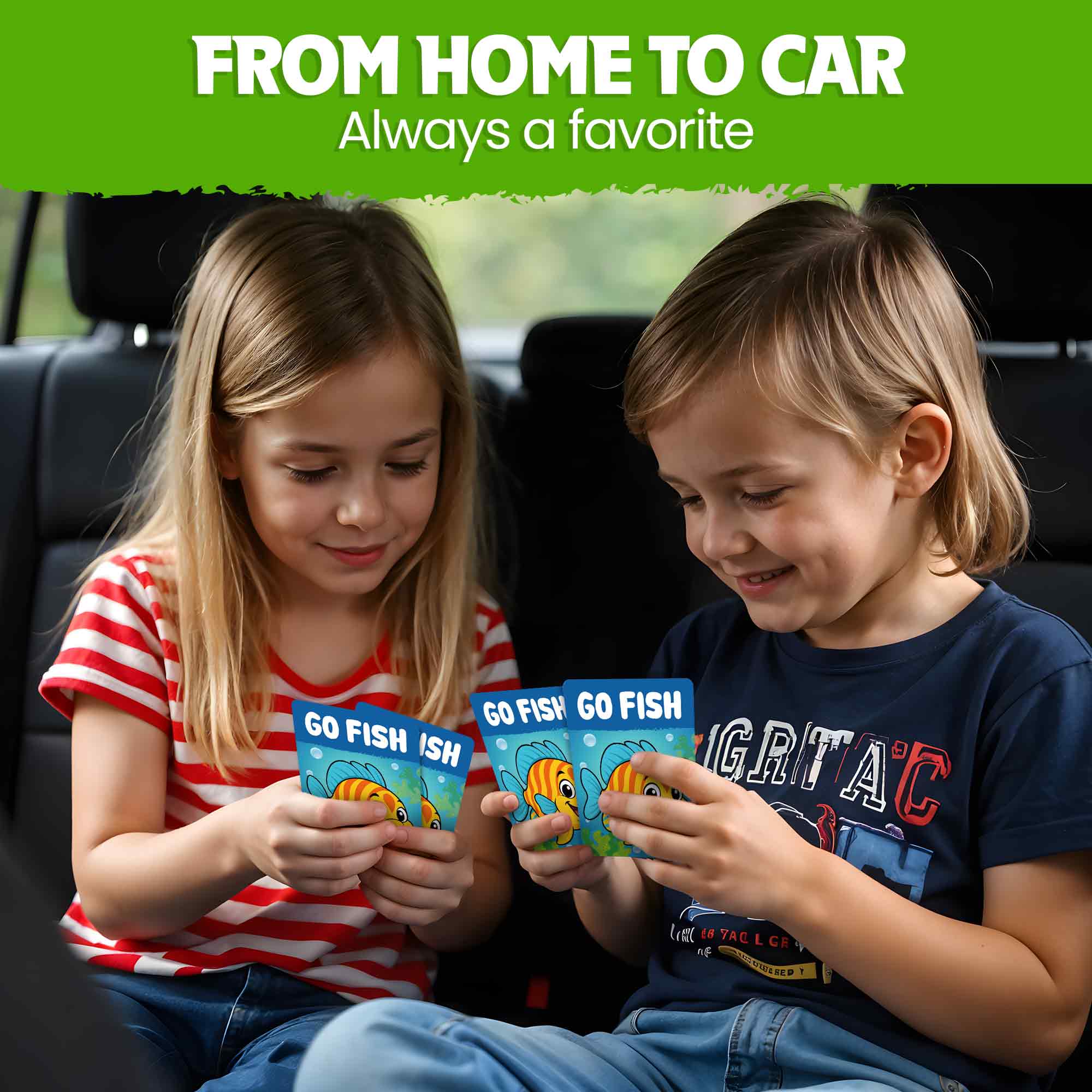 6 Pack Original Card Games for Kids Ages 4–8 - Fun Family Games