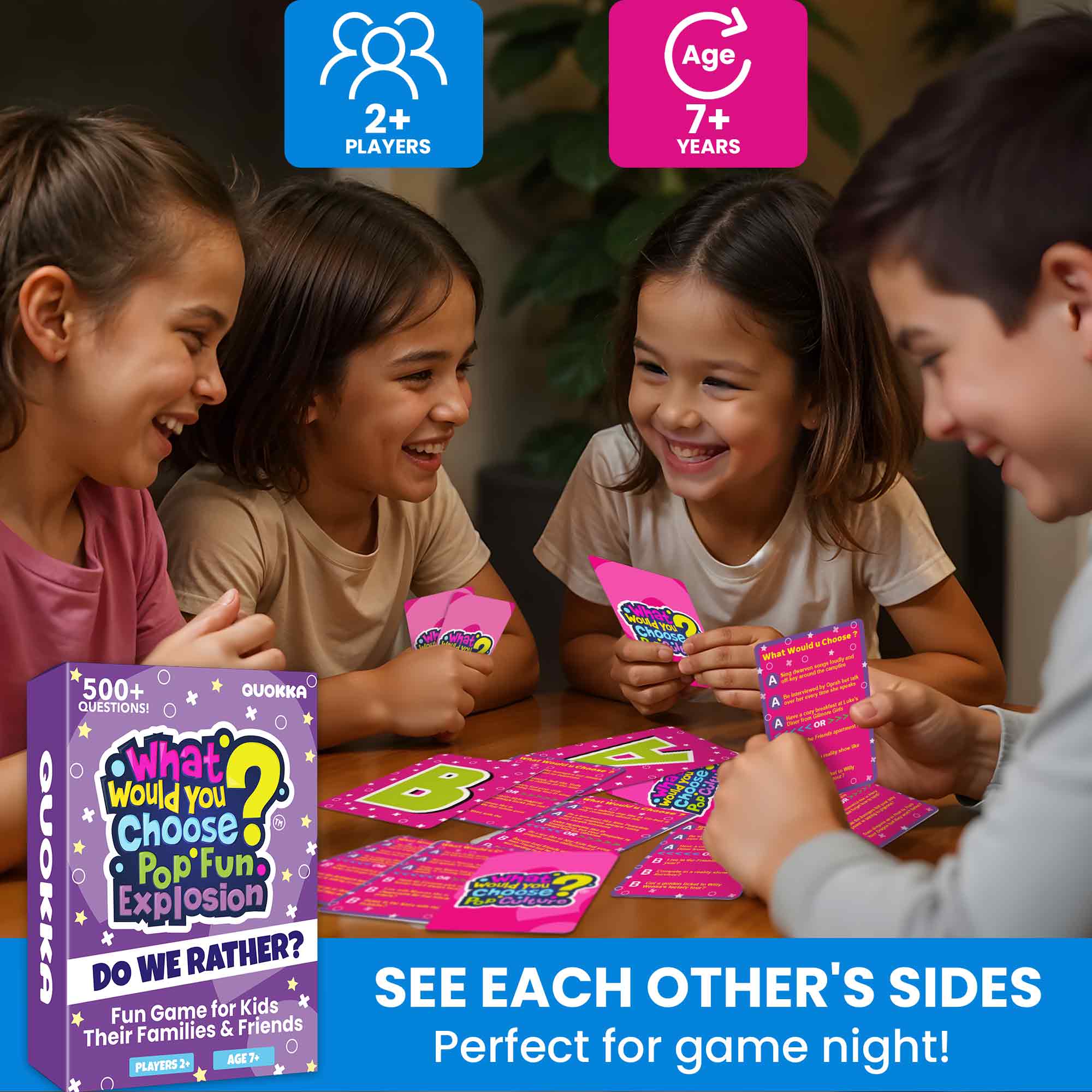 Trivia Game What Would You Choose? Pop Culture for Kids & Family